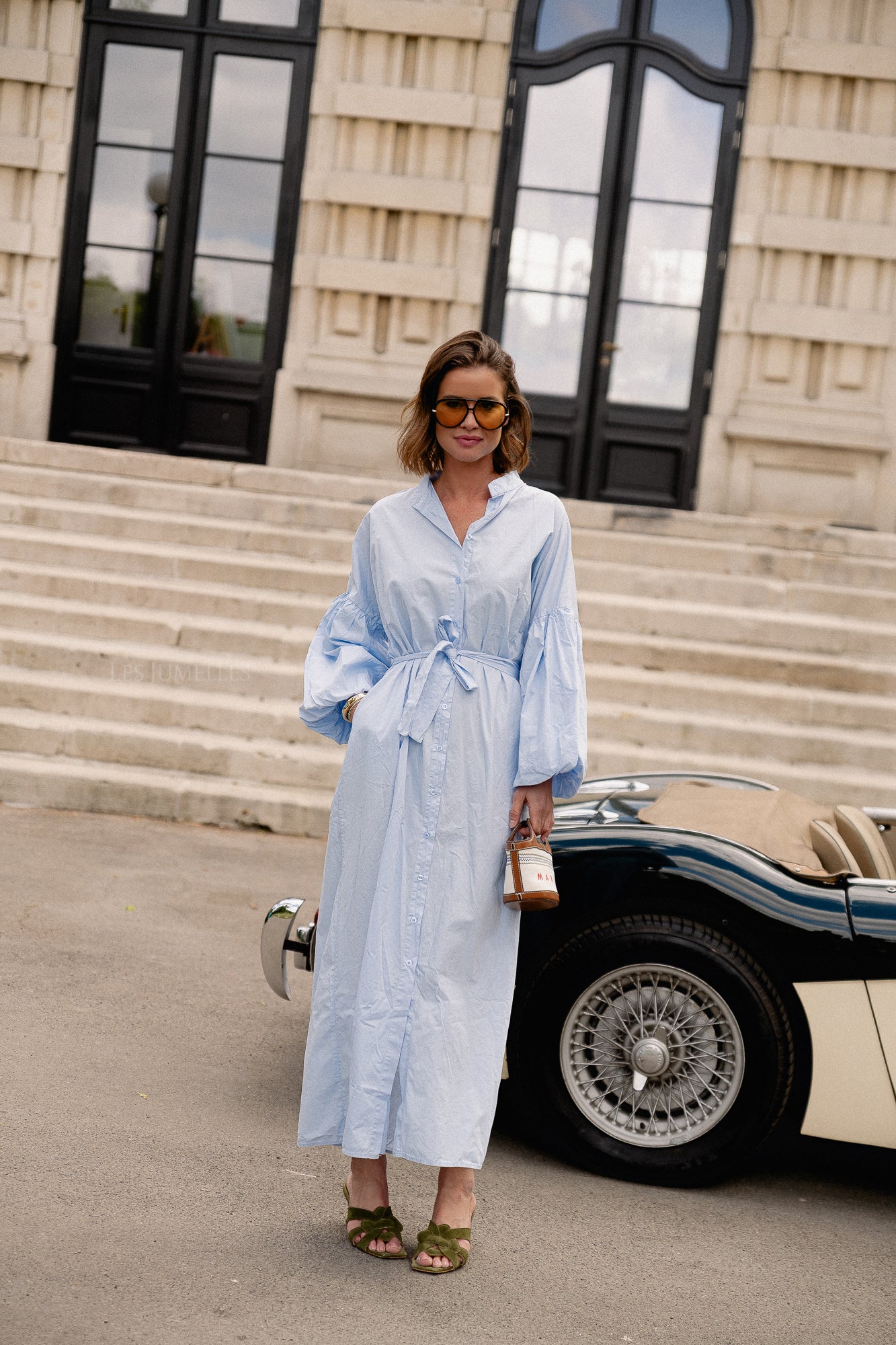 Scarlet maxi dress light blue