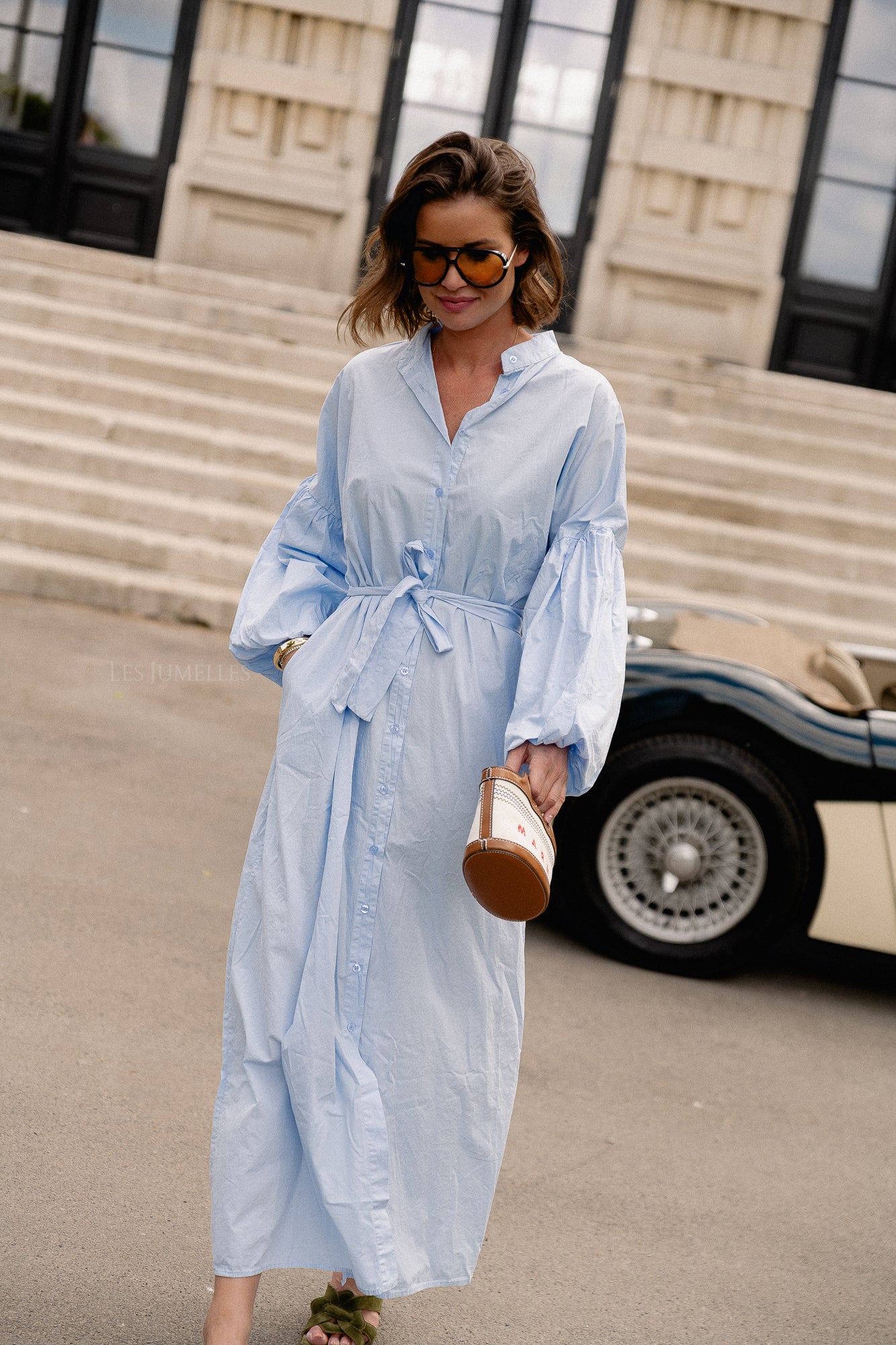 Scarlet maxi dress light blue