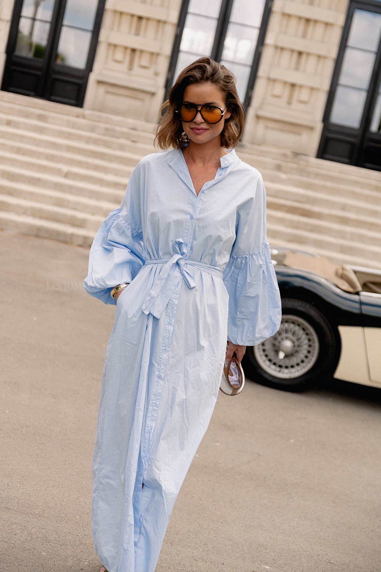 Scarlet maxi dress light blue