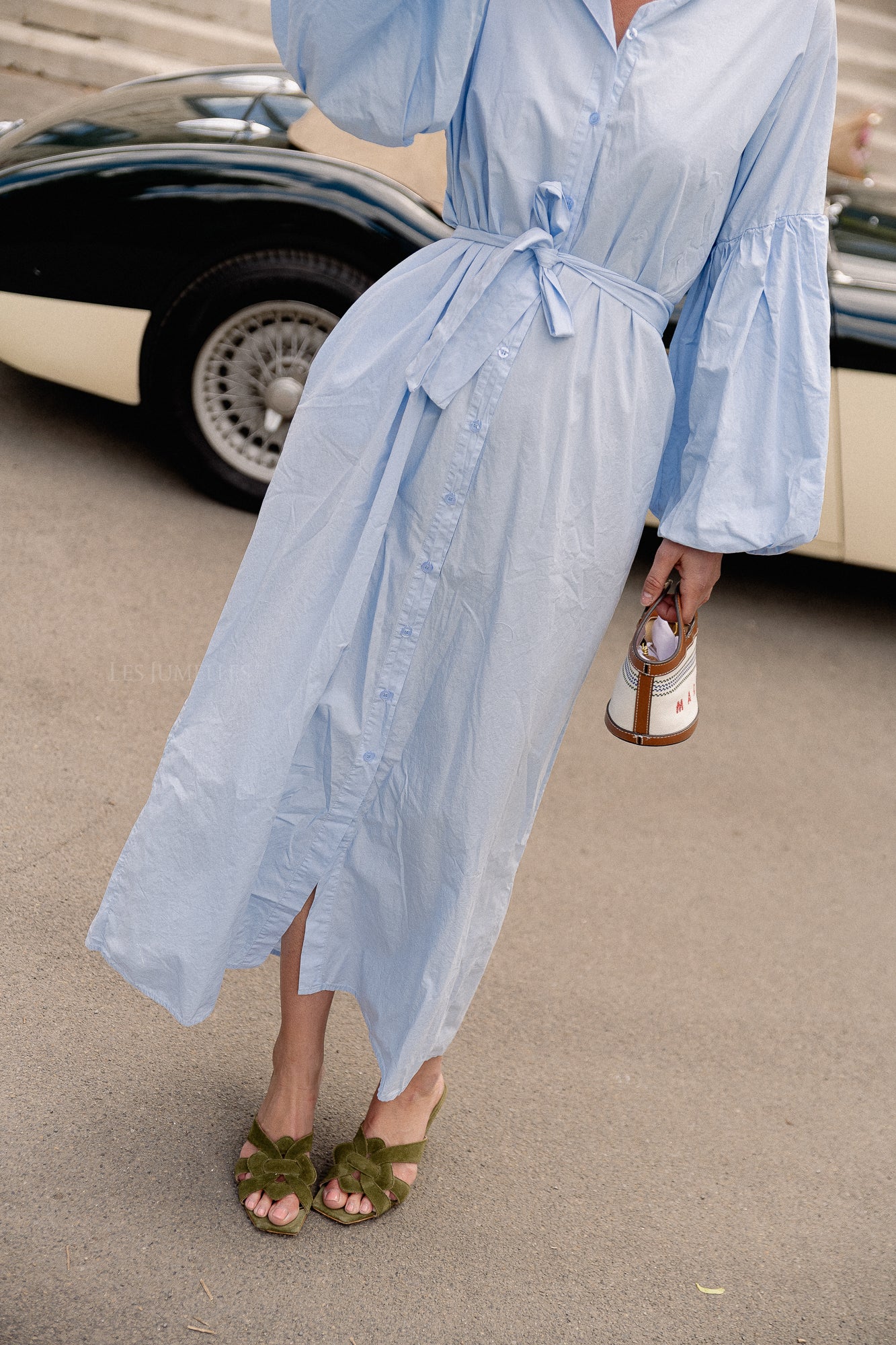 Scarlet maxi dress light blue