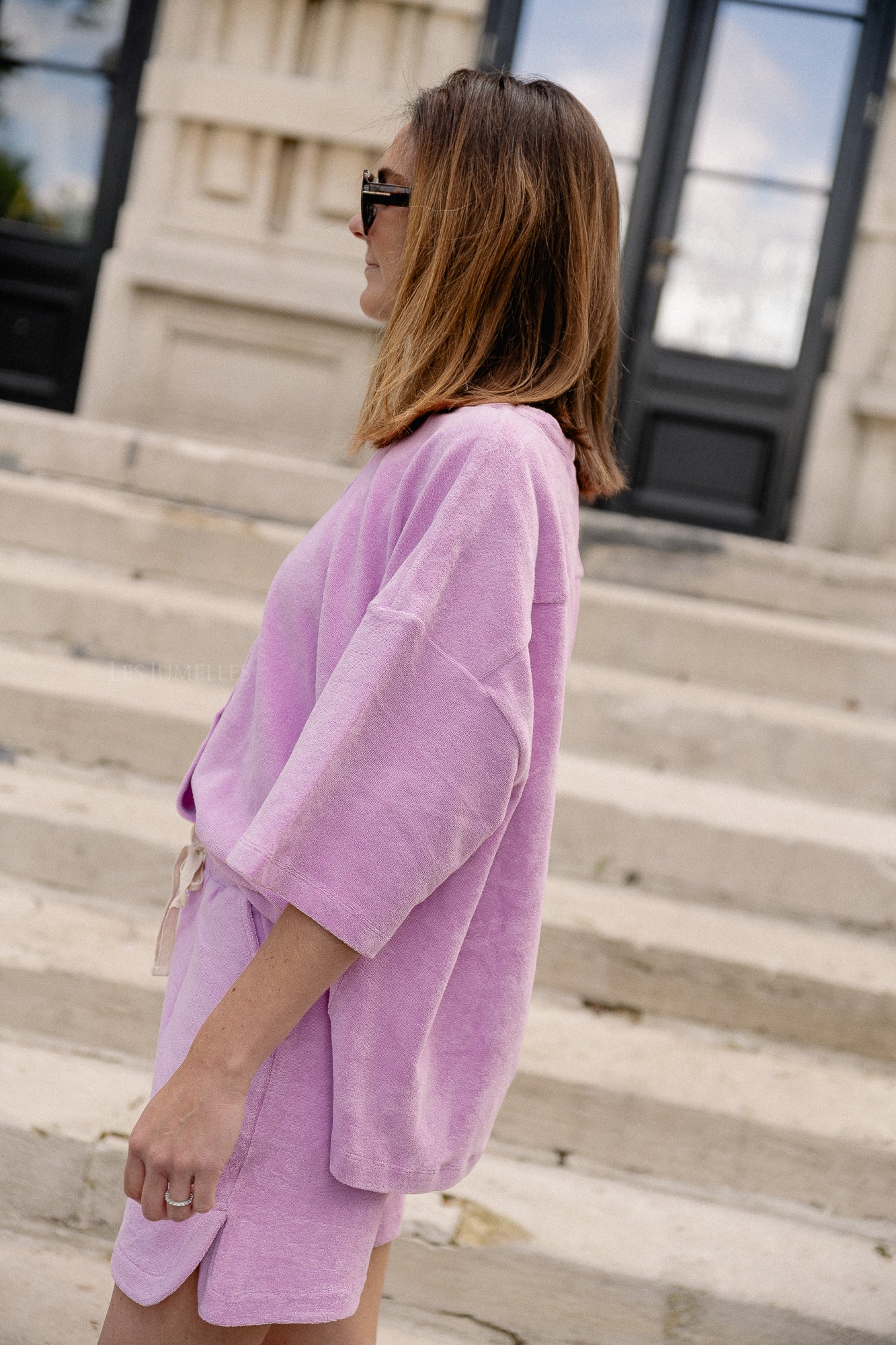 Naram oversized shirt soft fuchsia