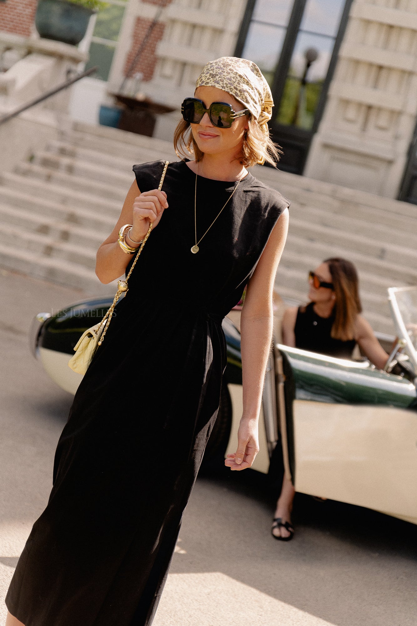 SLFHalley shoulderpad ankle dress black