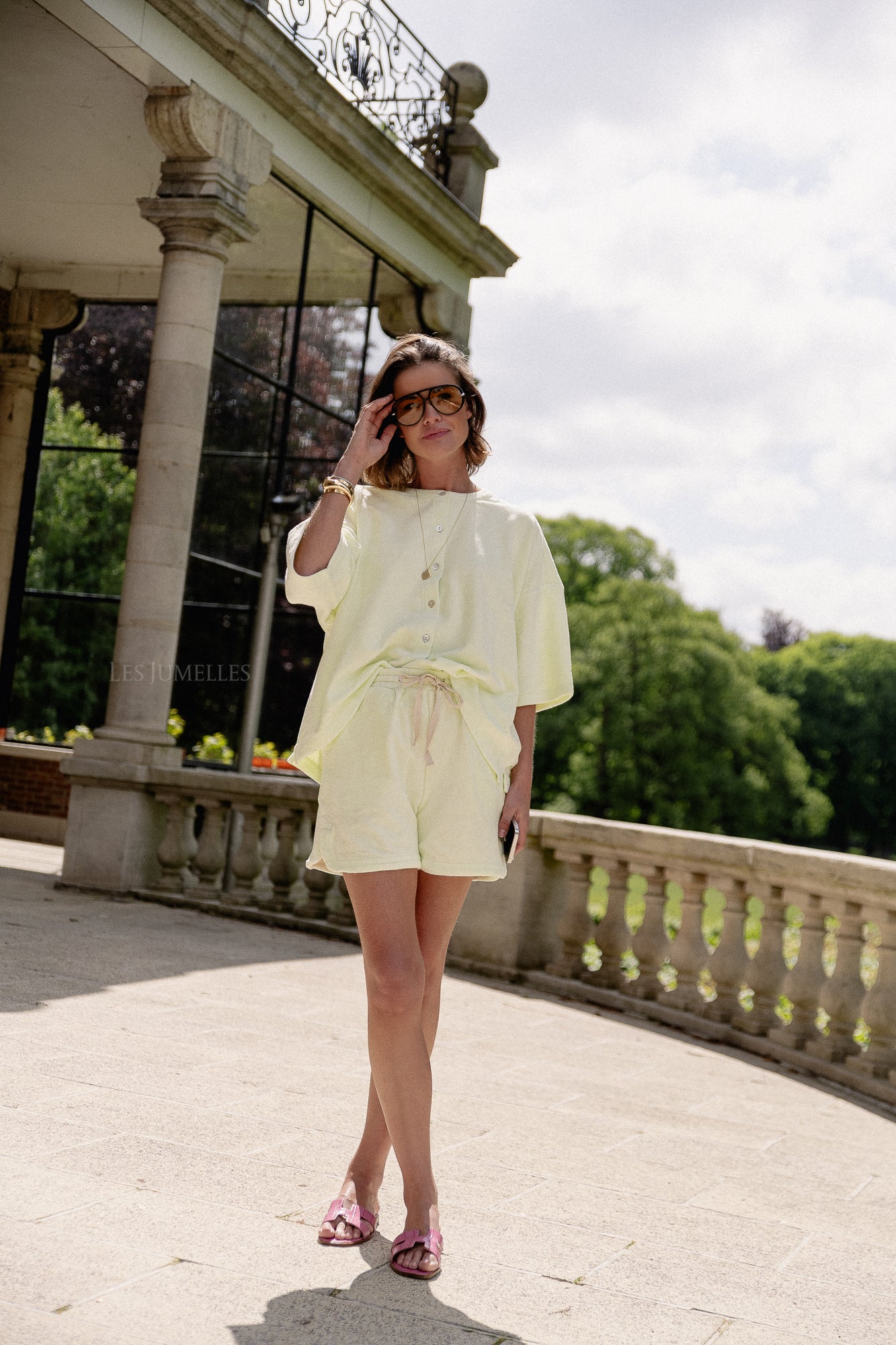 Naram gym shorts lemon sorbet