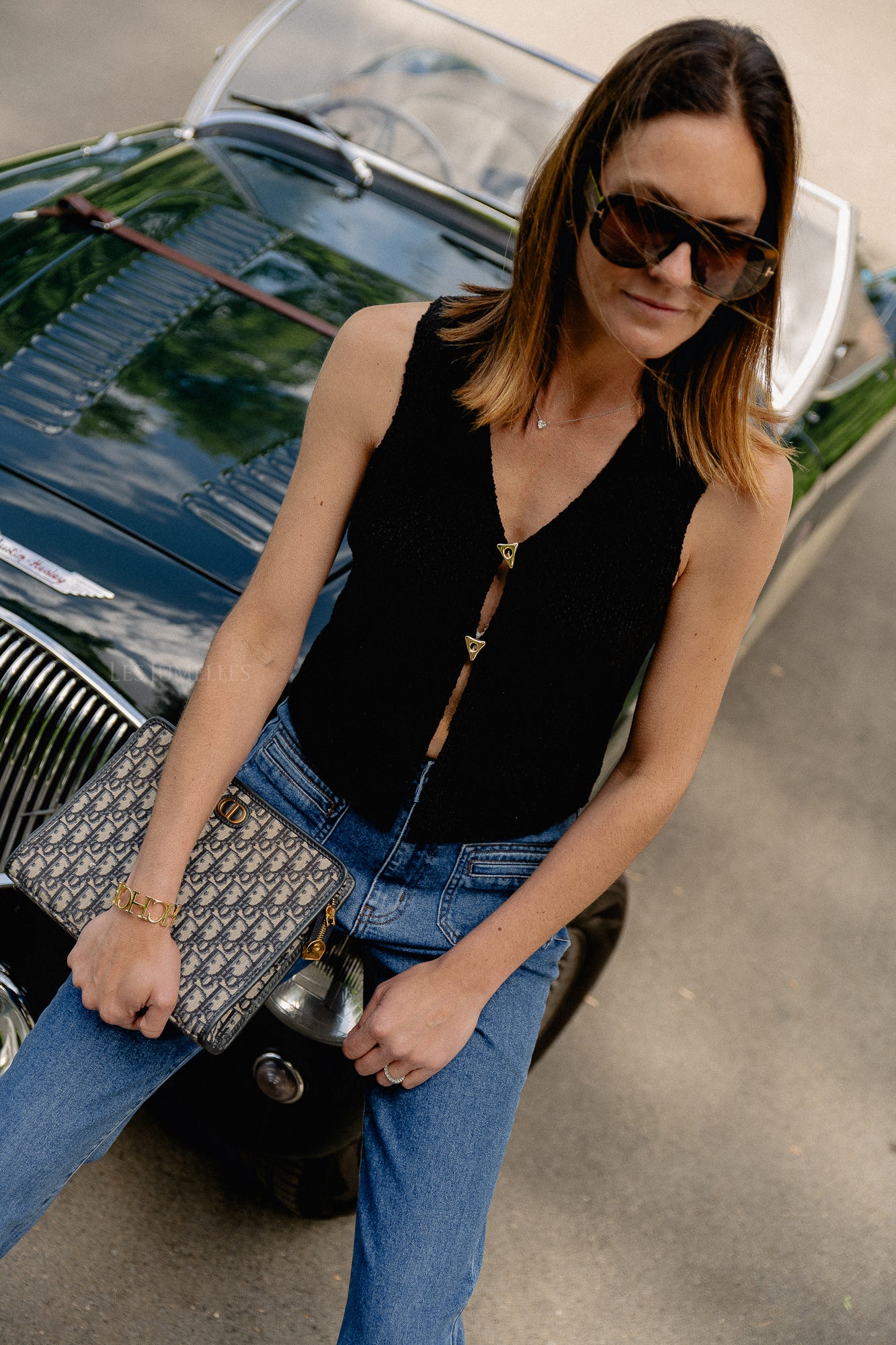 Rike vest black