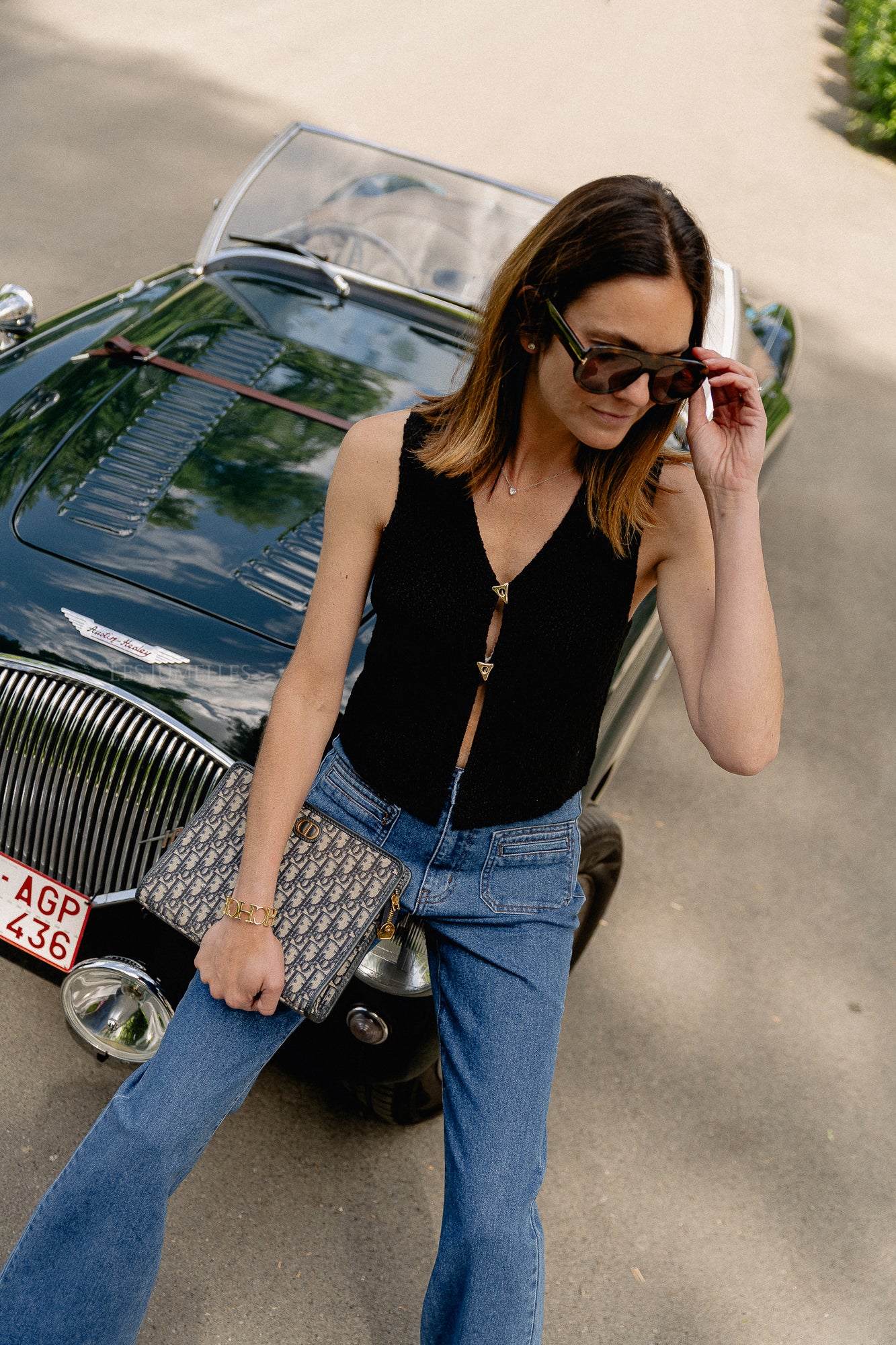 Rike vest black
