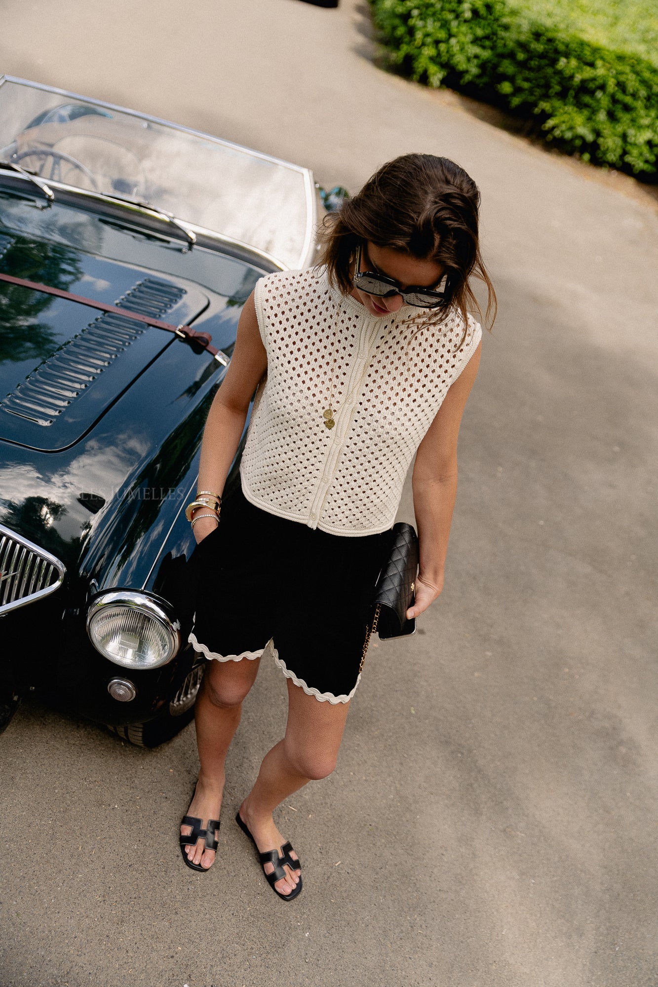 Mina top antique white