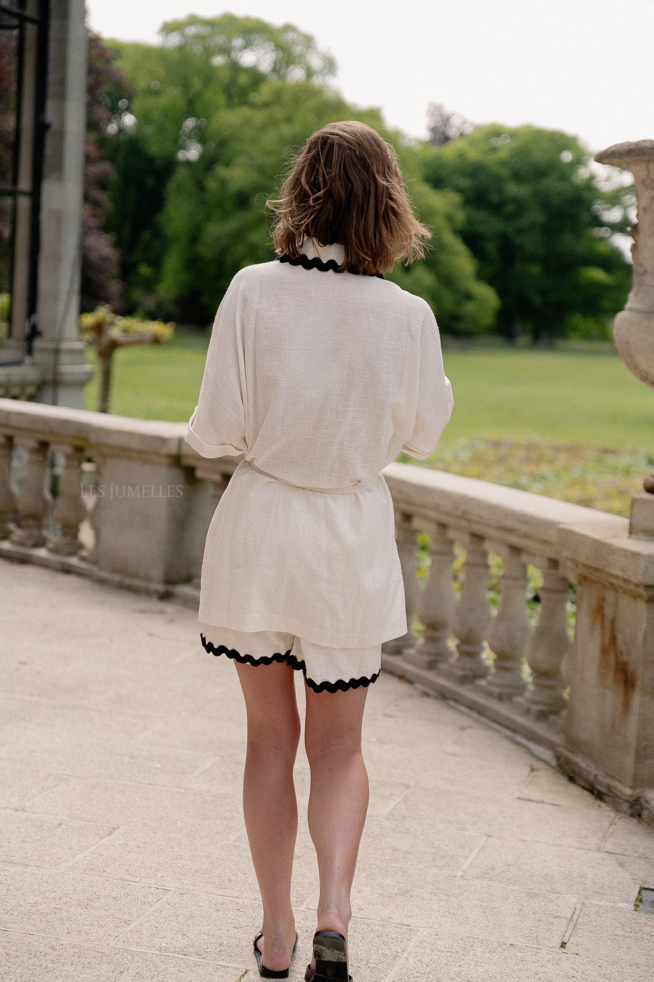VIManda wavy 2/4 kimono birch/black beauty