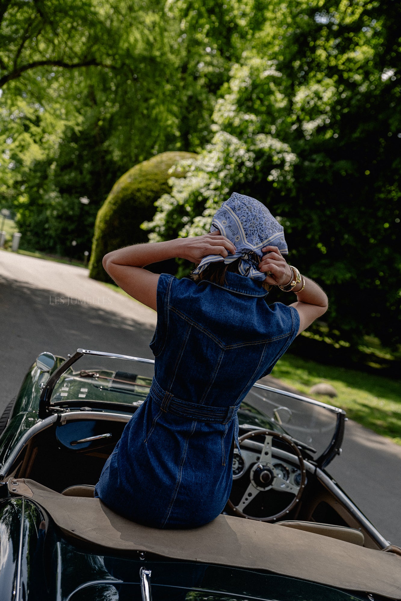 YASNema SL denim dress medium blue denim
