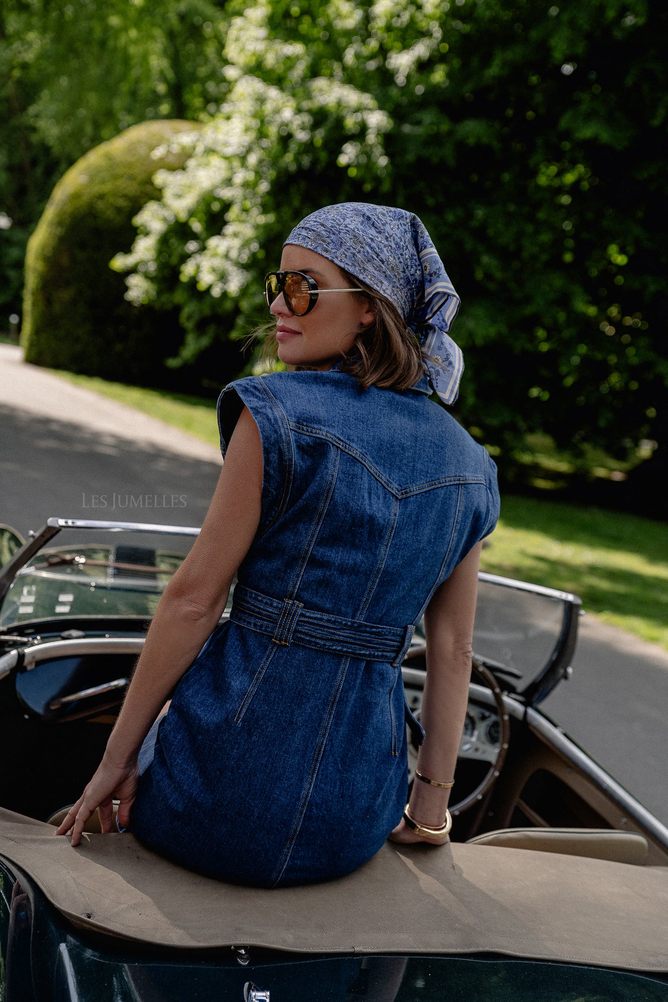 YASNema SL denim dress medium blue denim