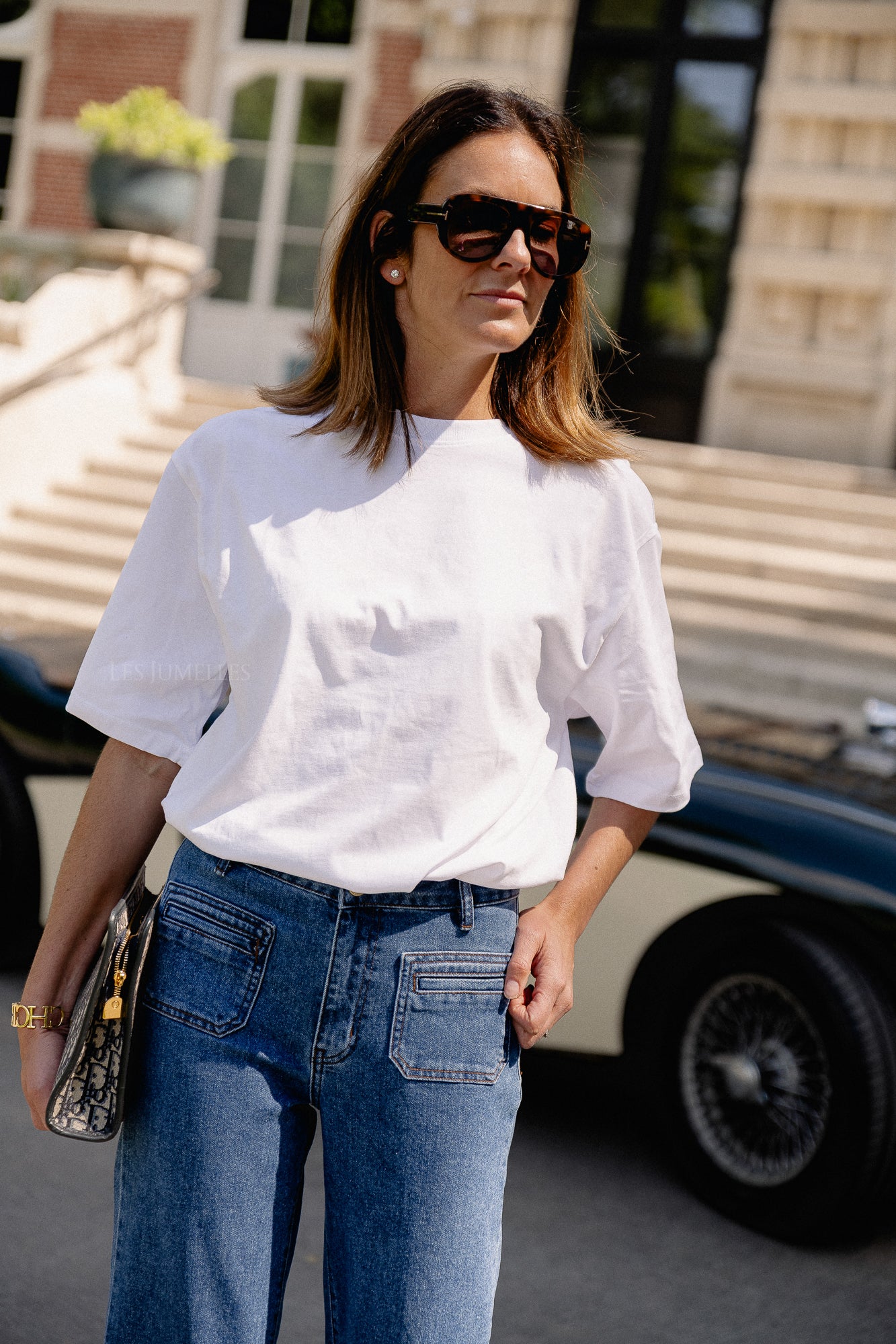 Oversize Xia T-shirt optic white