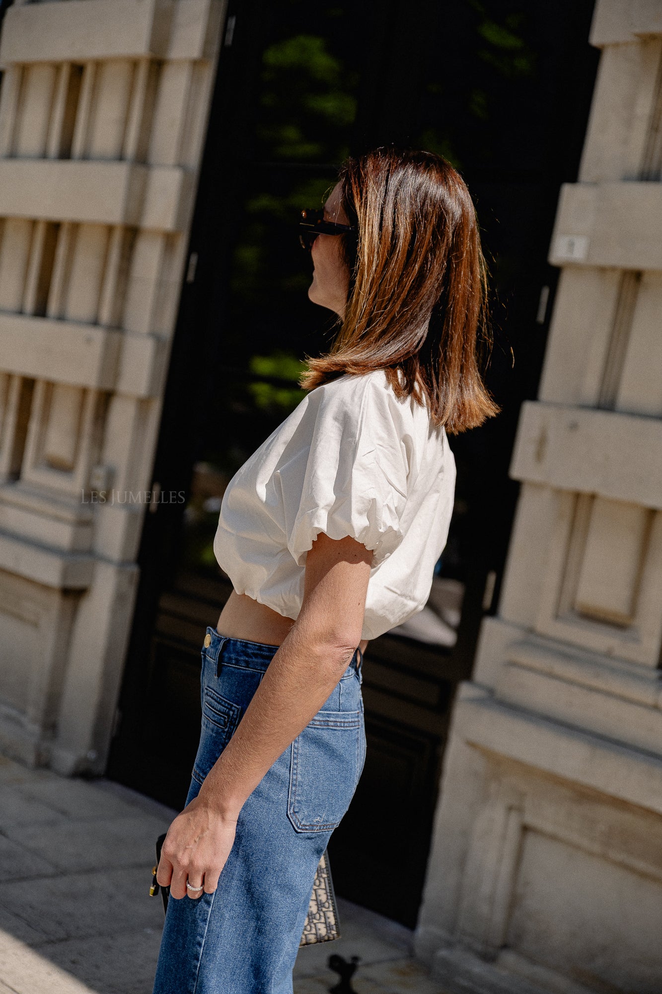 Ellen top optic white