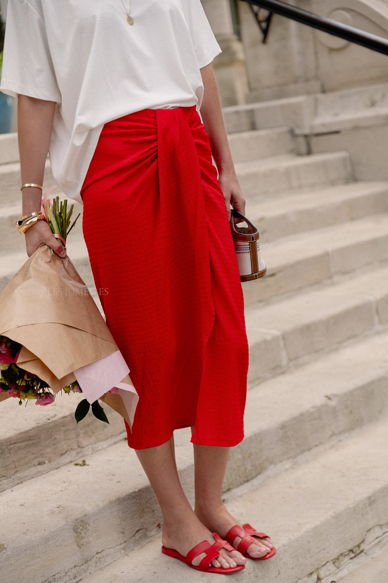 Yola skirt high risk red