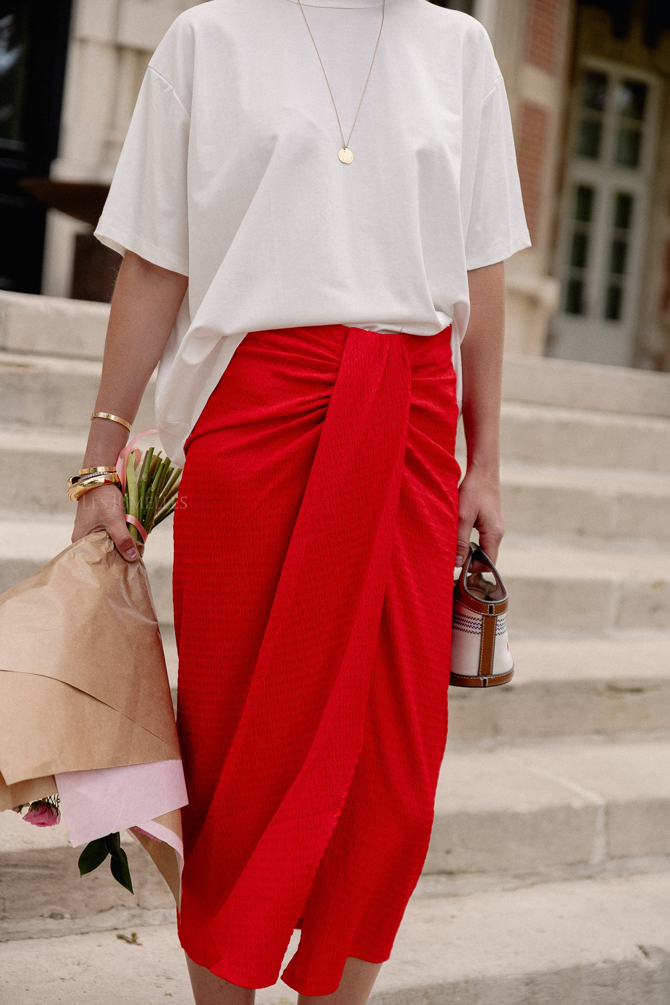 Yola skirt high risk red
