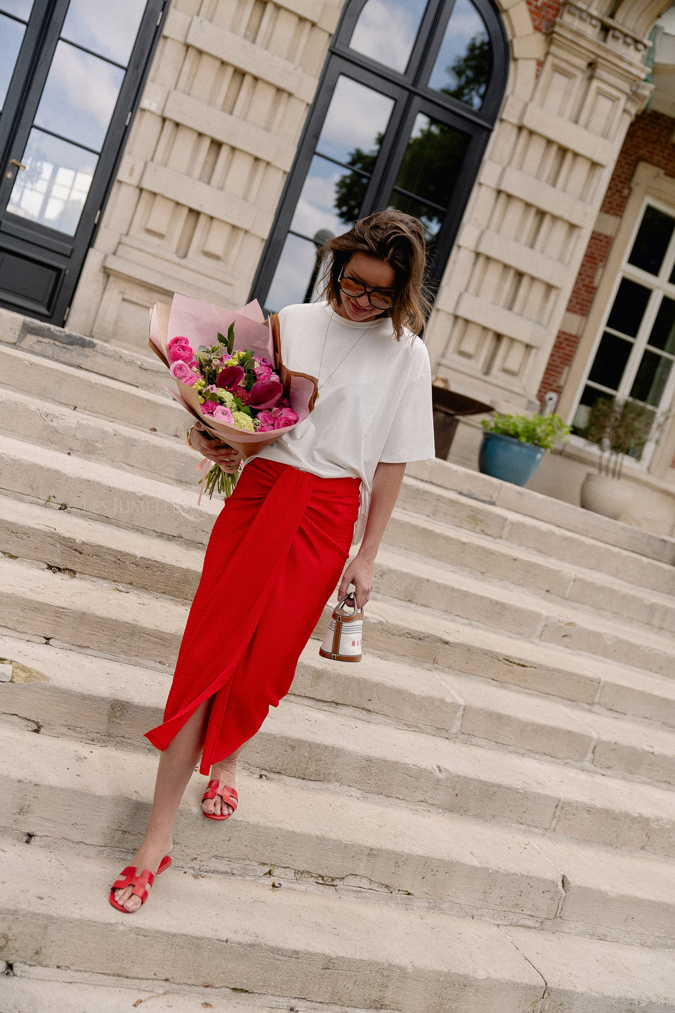 Yola skirt high risk red