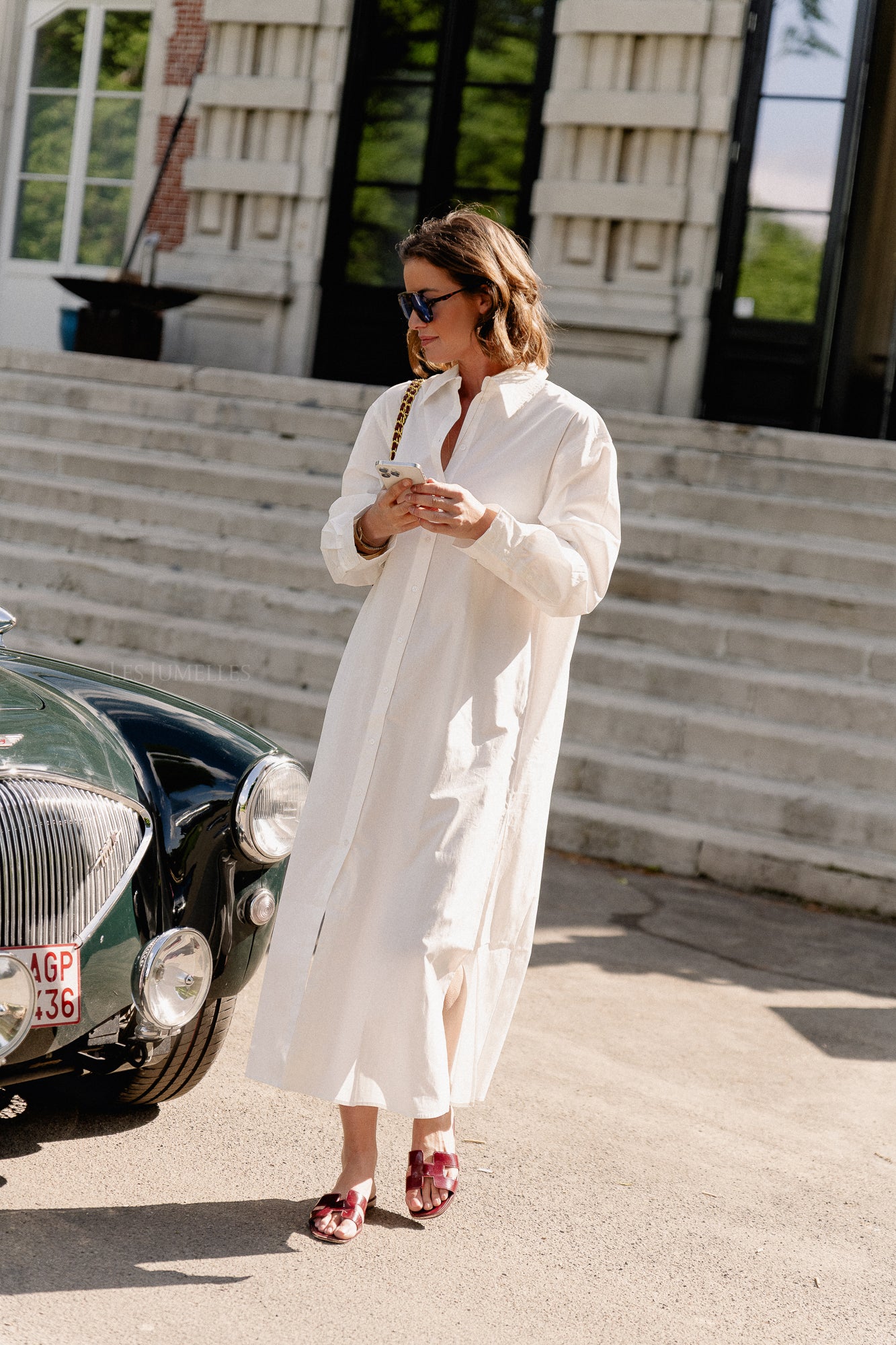 Marlen shirt dress optic white
