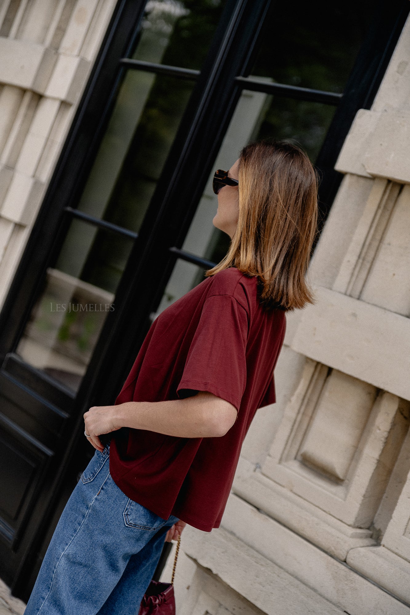 Sadie T-shirt burgundy