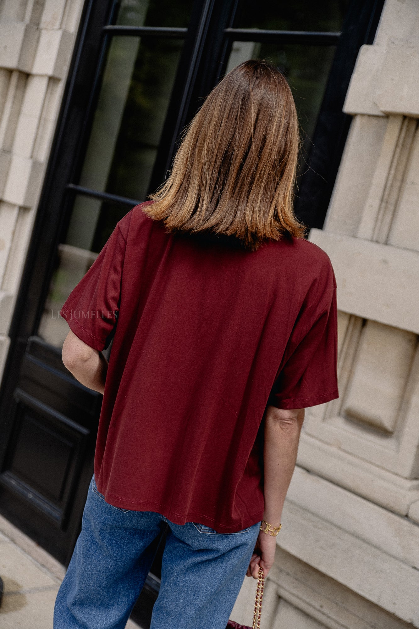 Sadie T-shirt burgundy