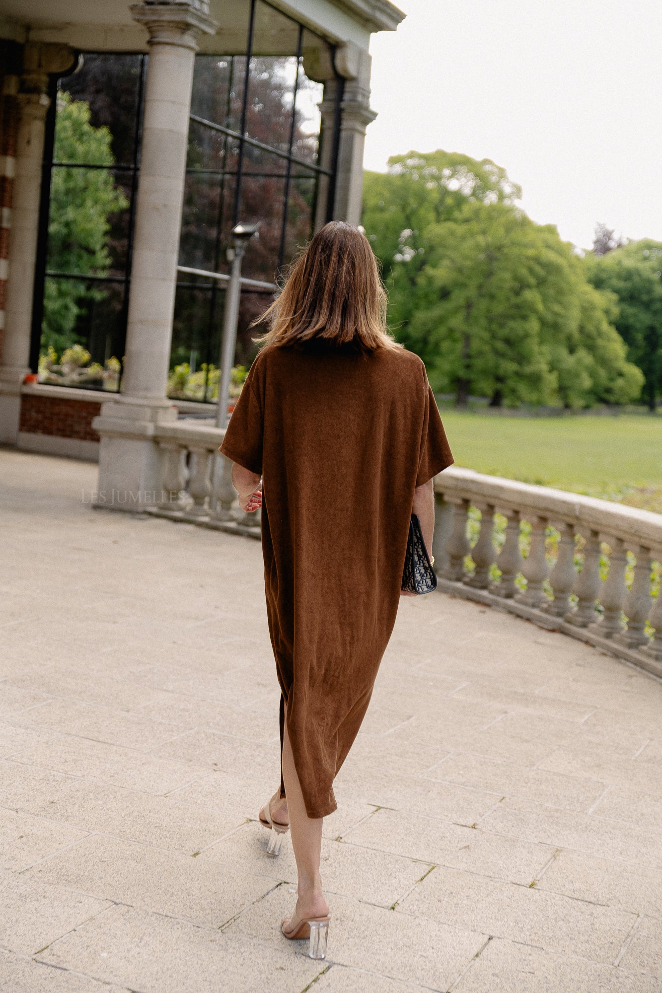 Clara terry dress hot chocolate
