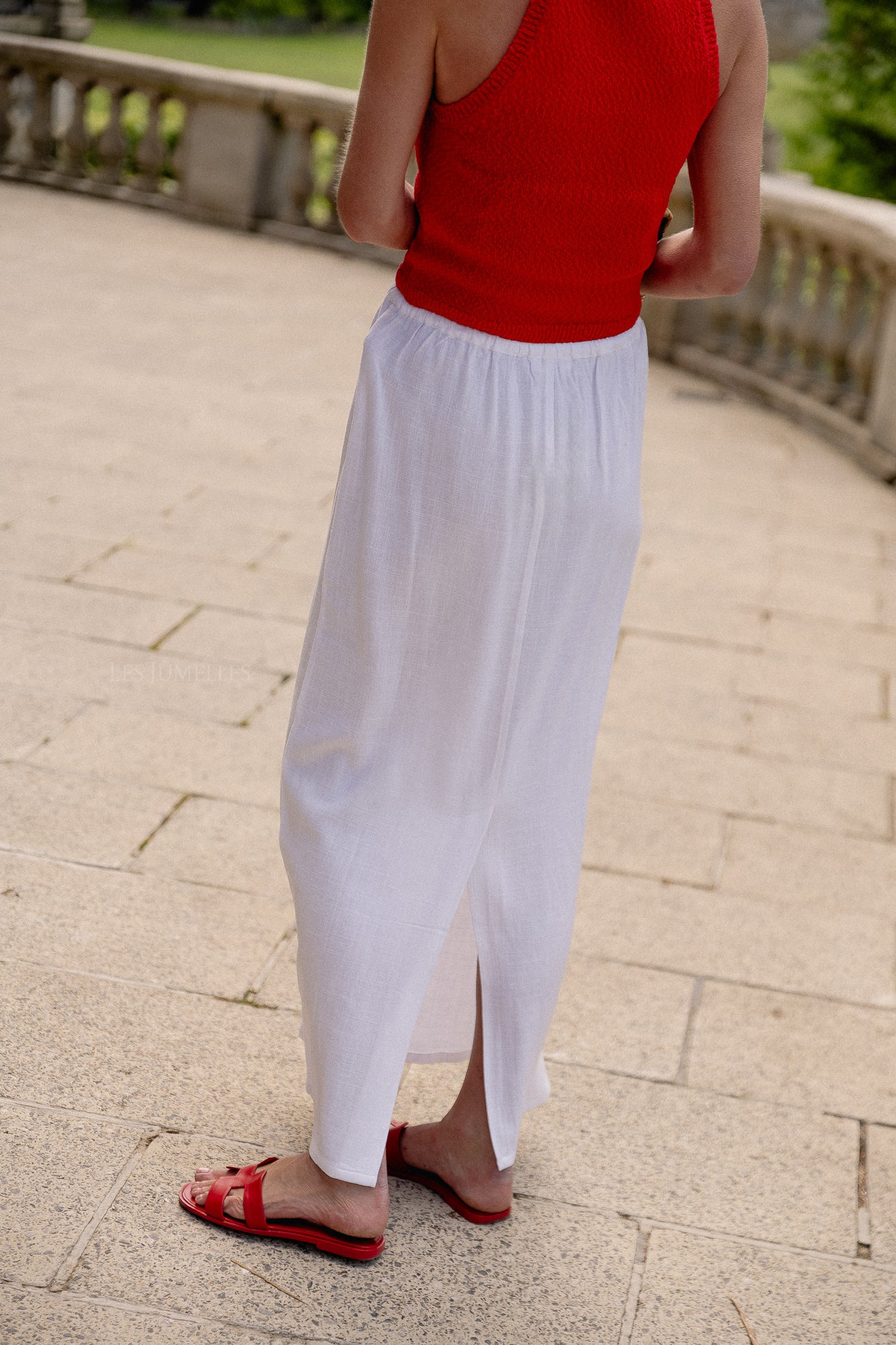 Shosha skirt optic white