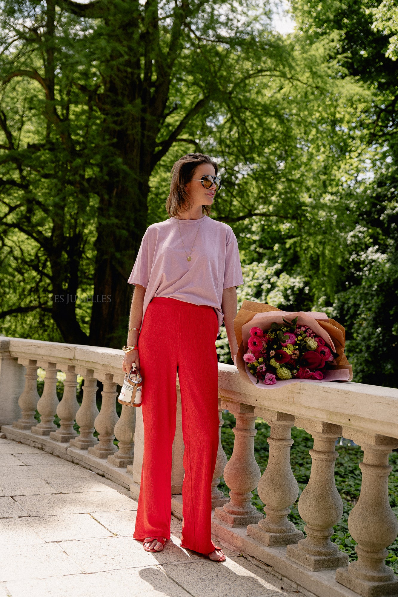 Isobel trousers high risk red