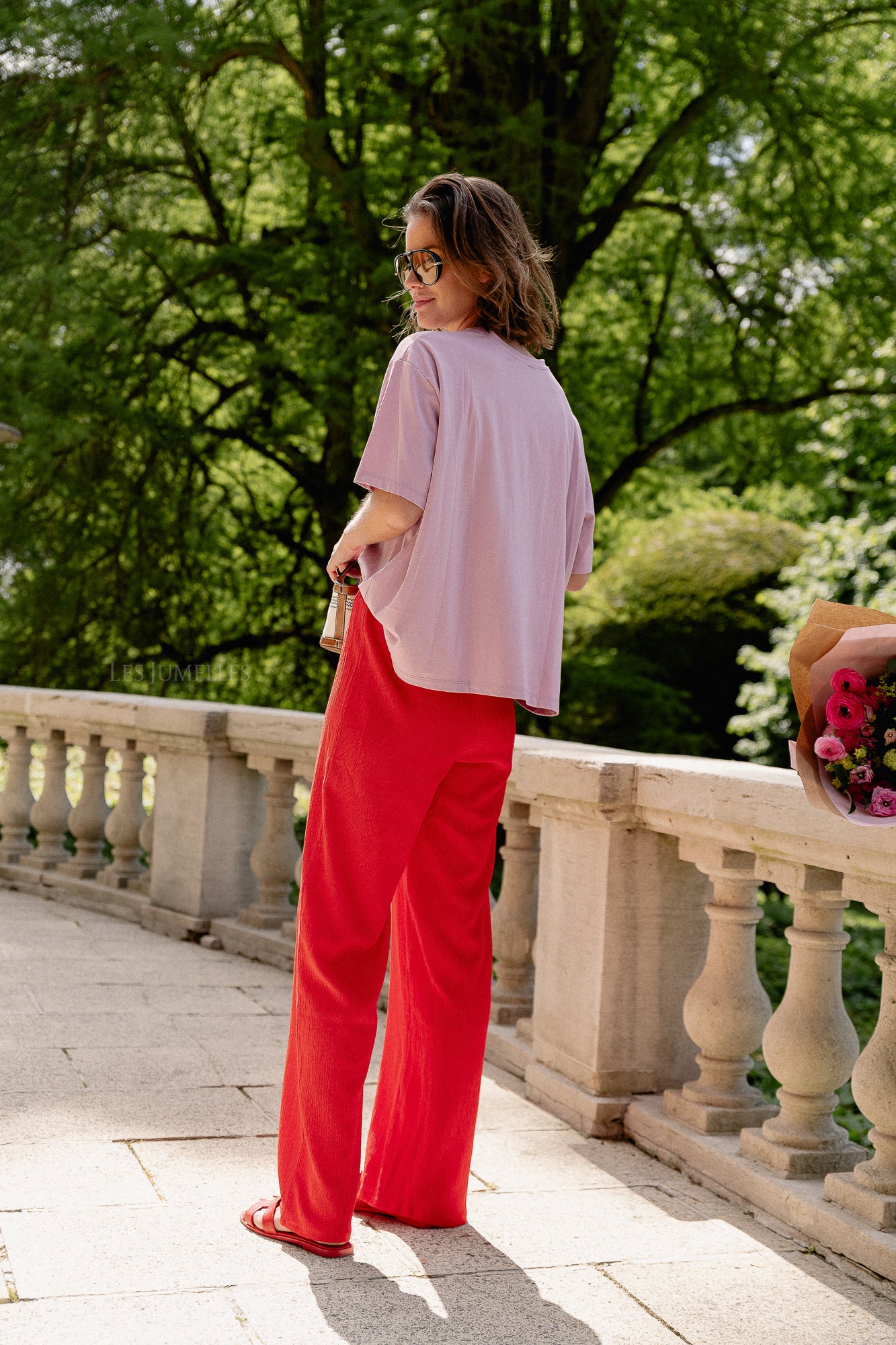 Isobel trousers high risk red
