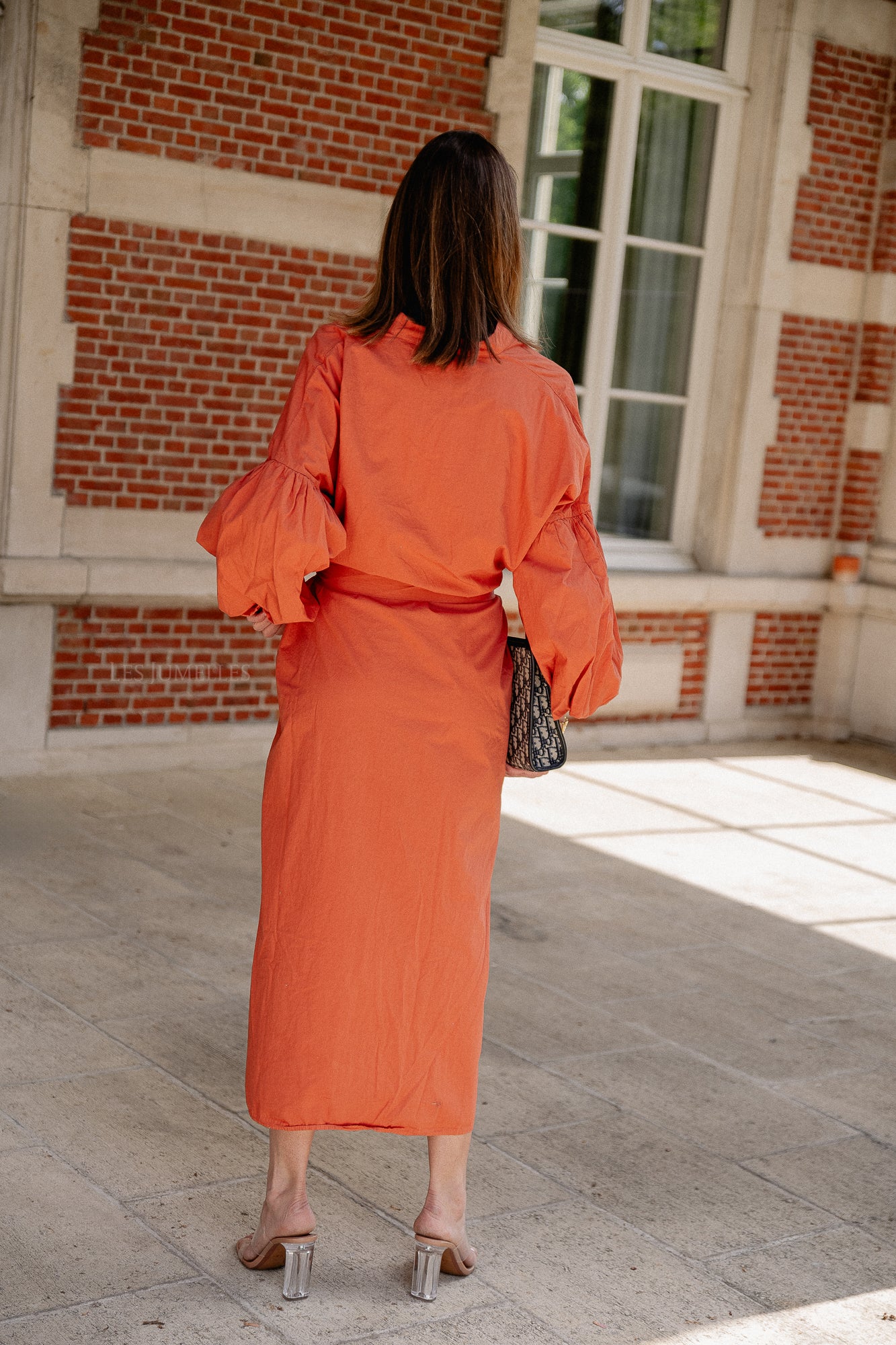 Scarlet maxi dress terracotta
