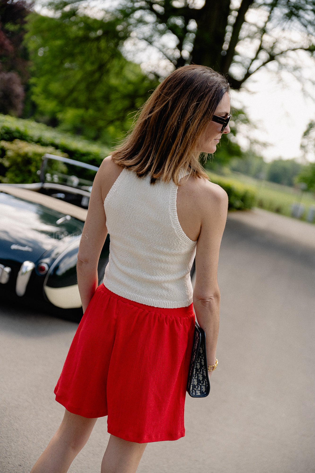Mara shorts high risk red