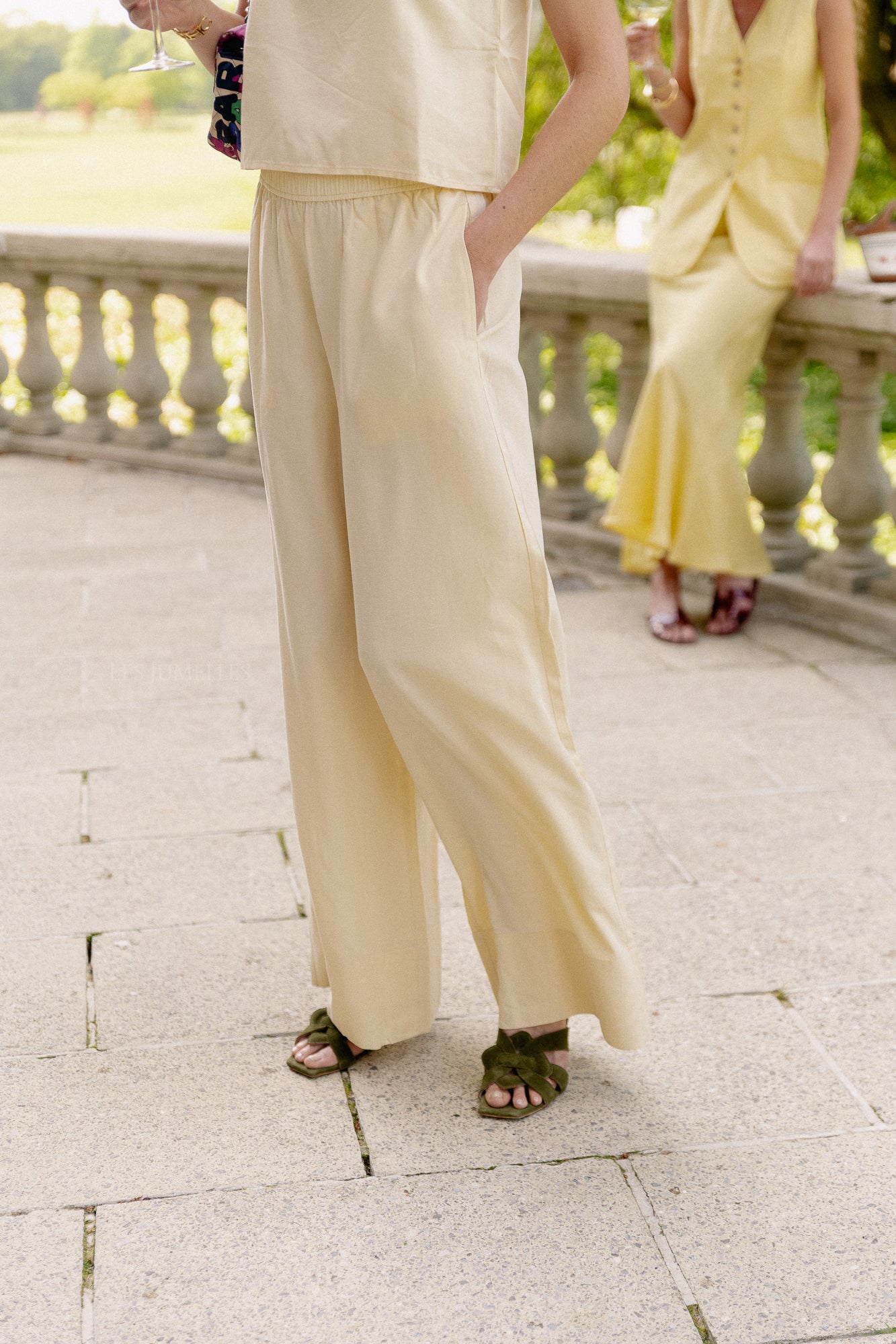 Cataleya trousers banana crepe
