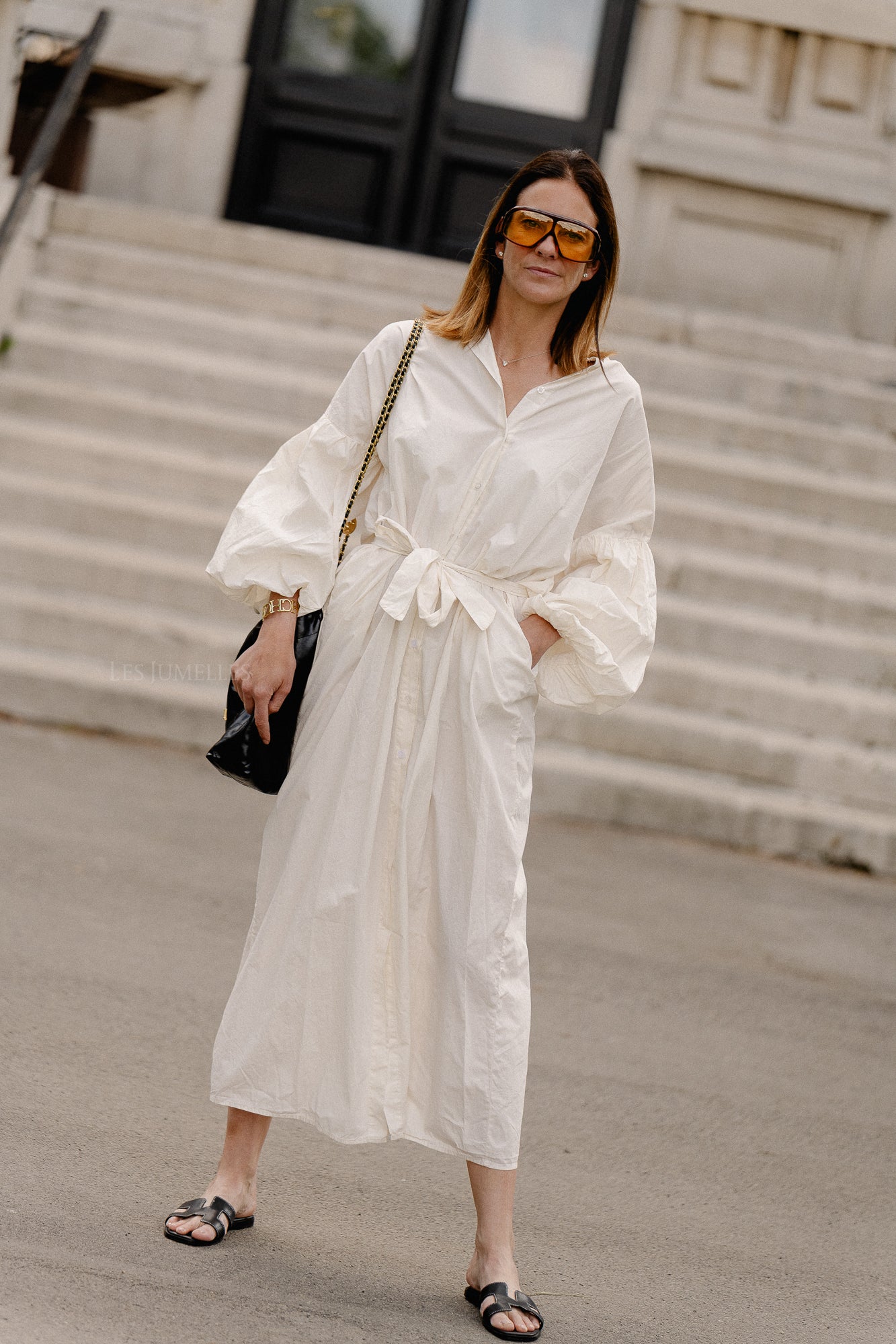 Scarlet maxi dress ecru