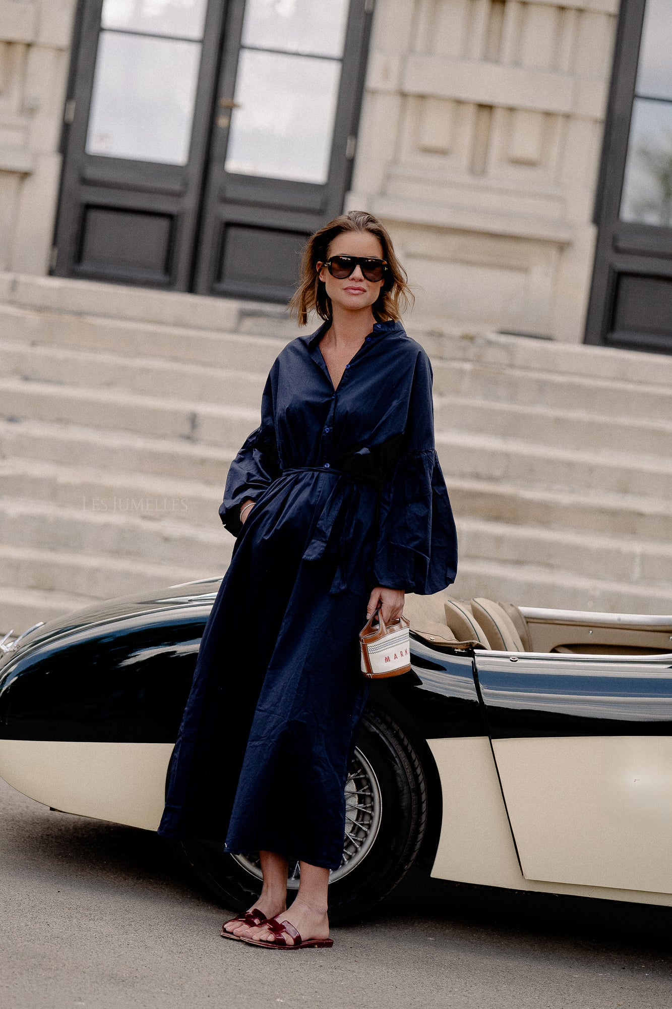 Scarlet maxi dress navy