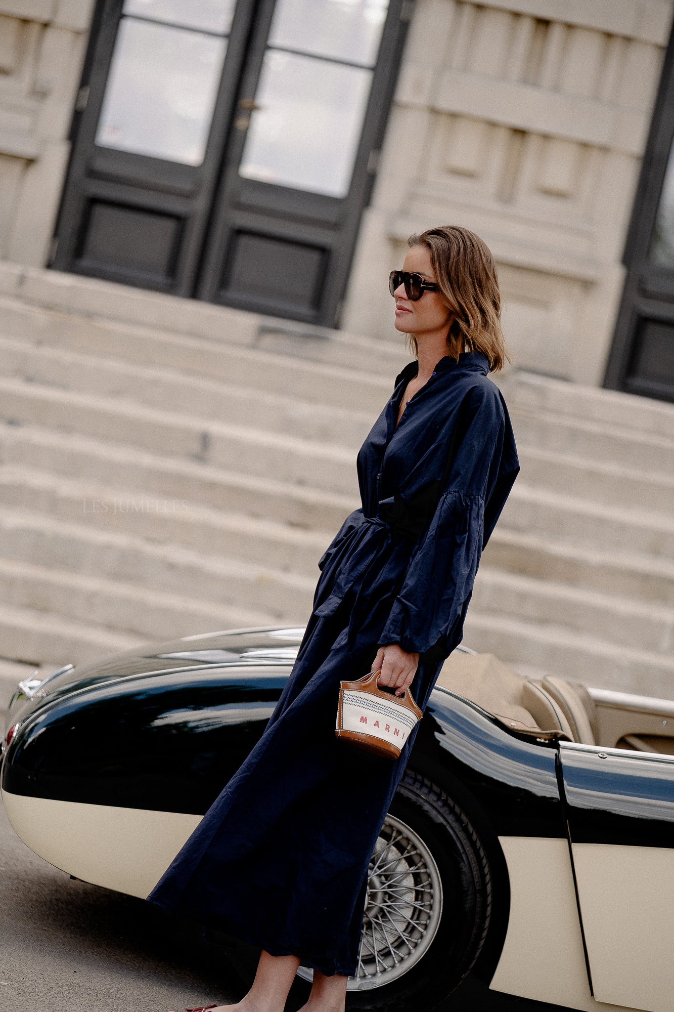 Scarlet maxi dress navy