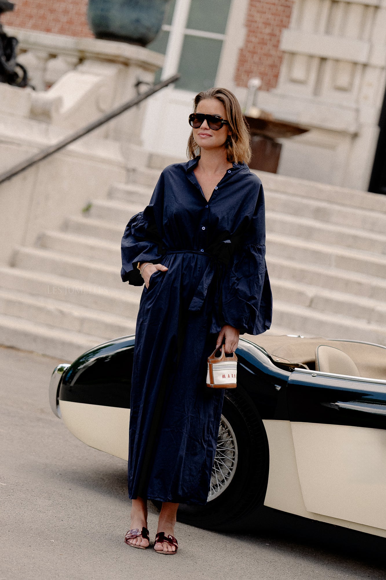 Scarlet maxi dress navy