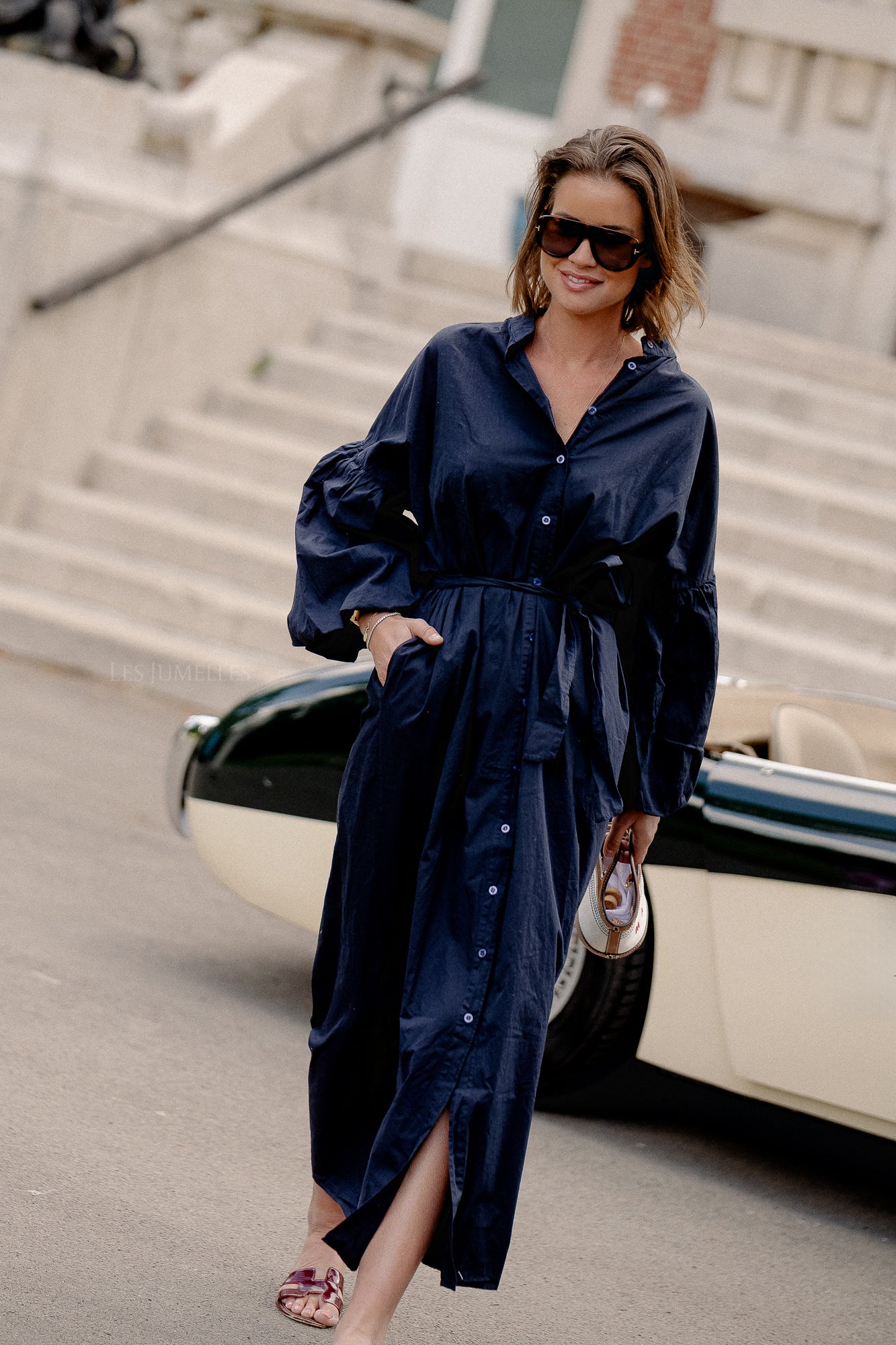 Scarlet maxi dress navy