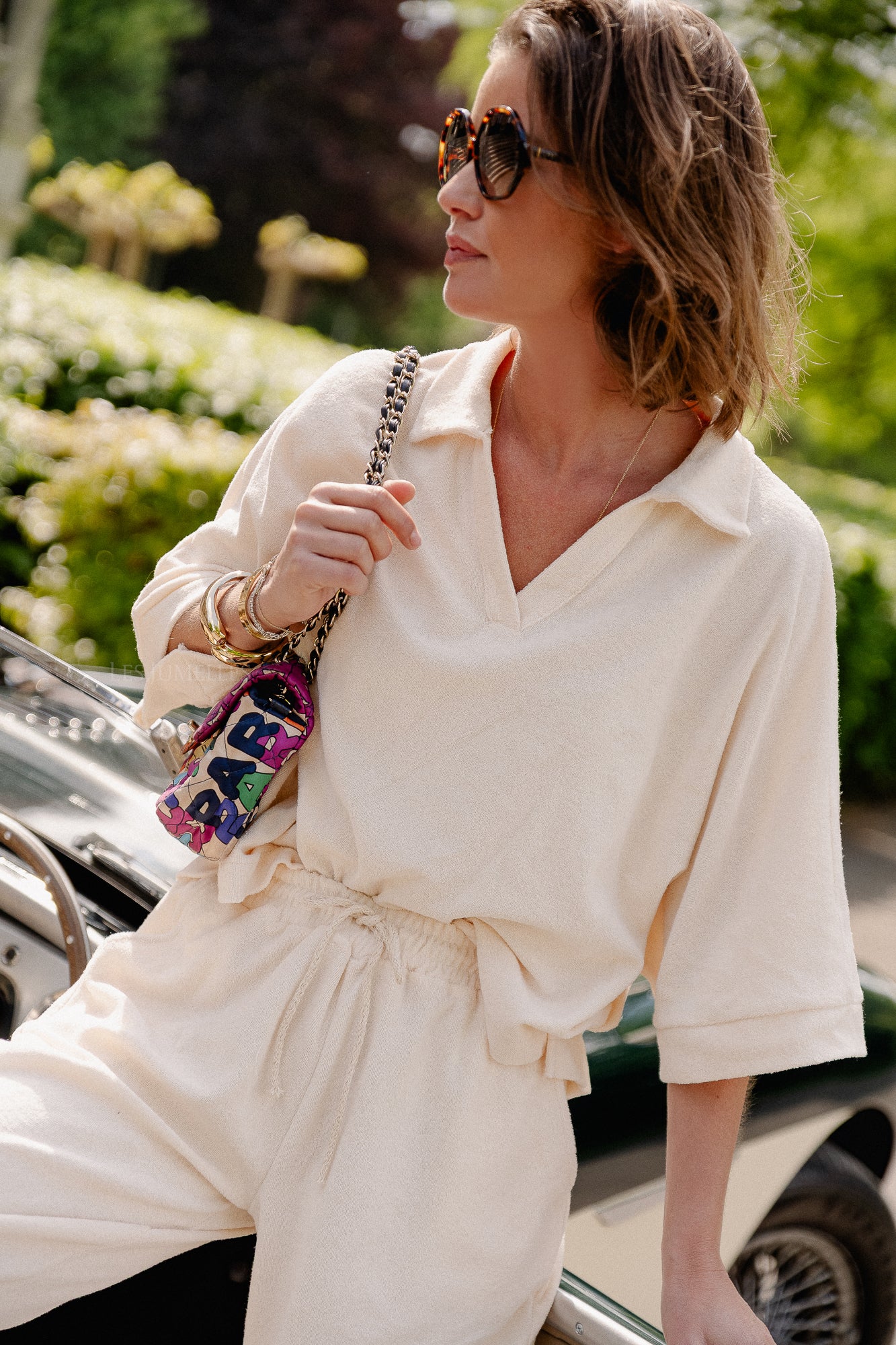 Miley terry shirt cream