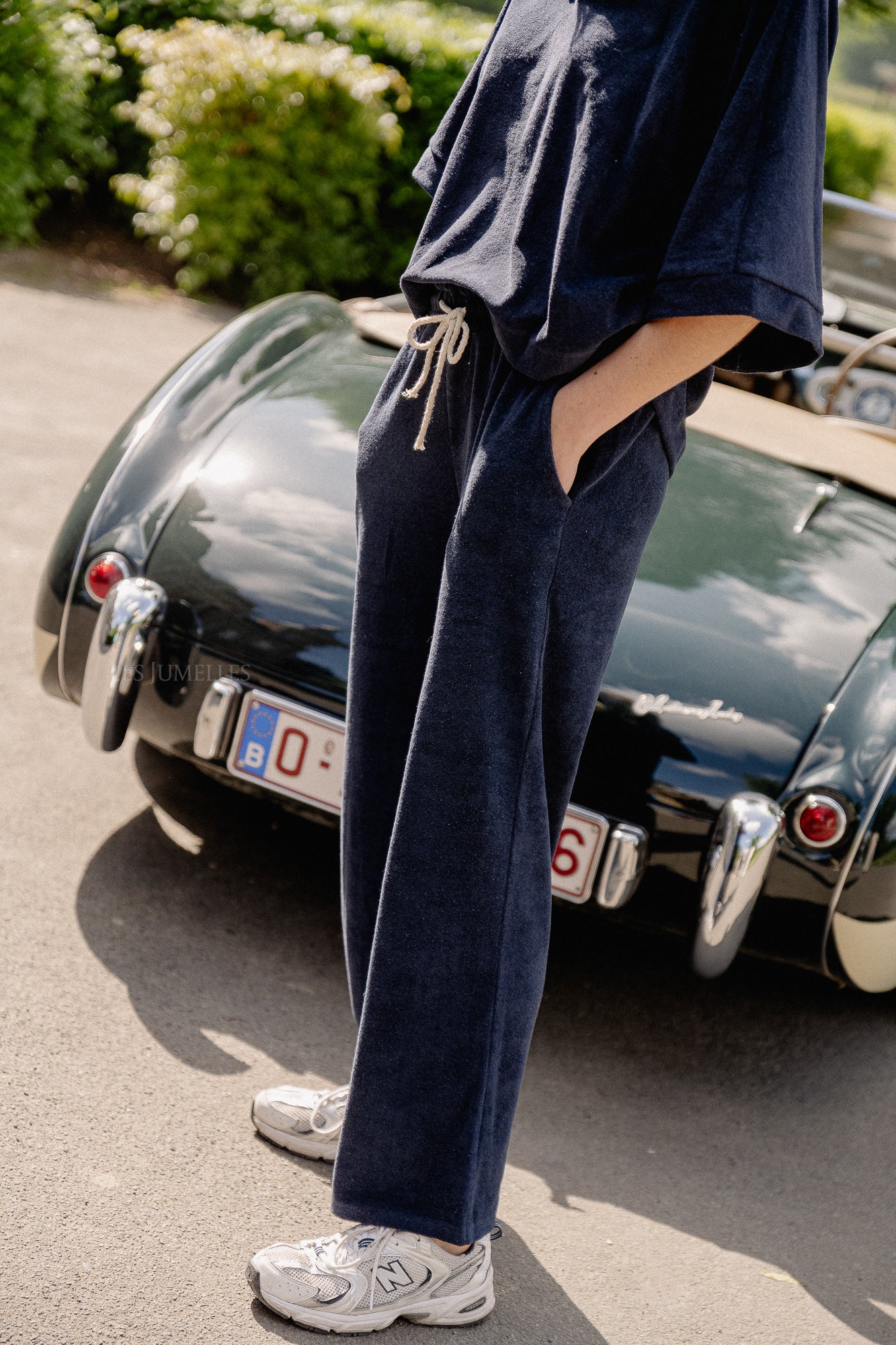 Miley terry pants navy