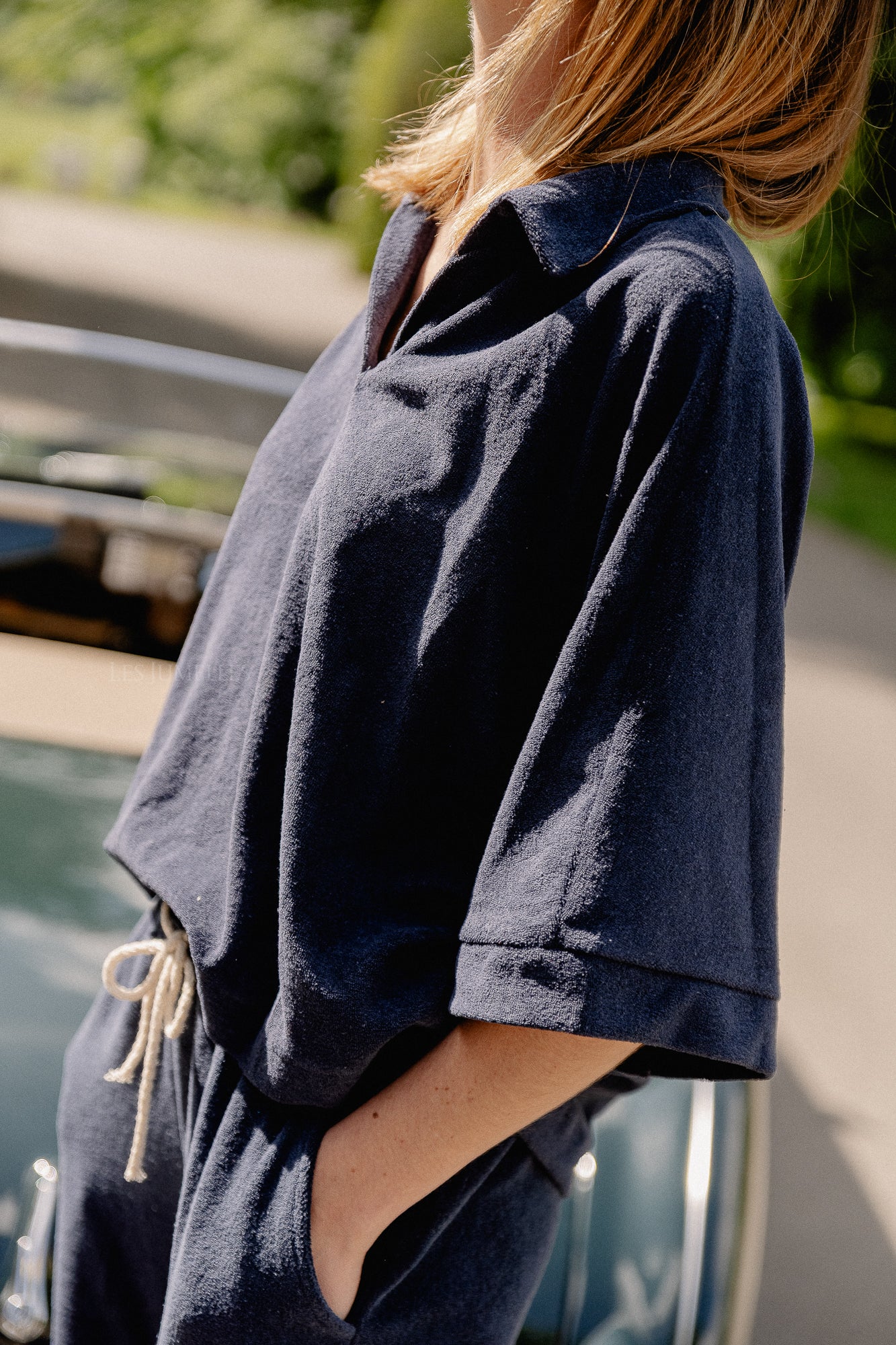 Miley terry shirt navy