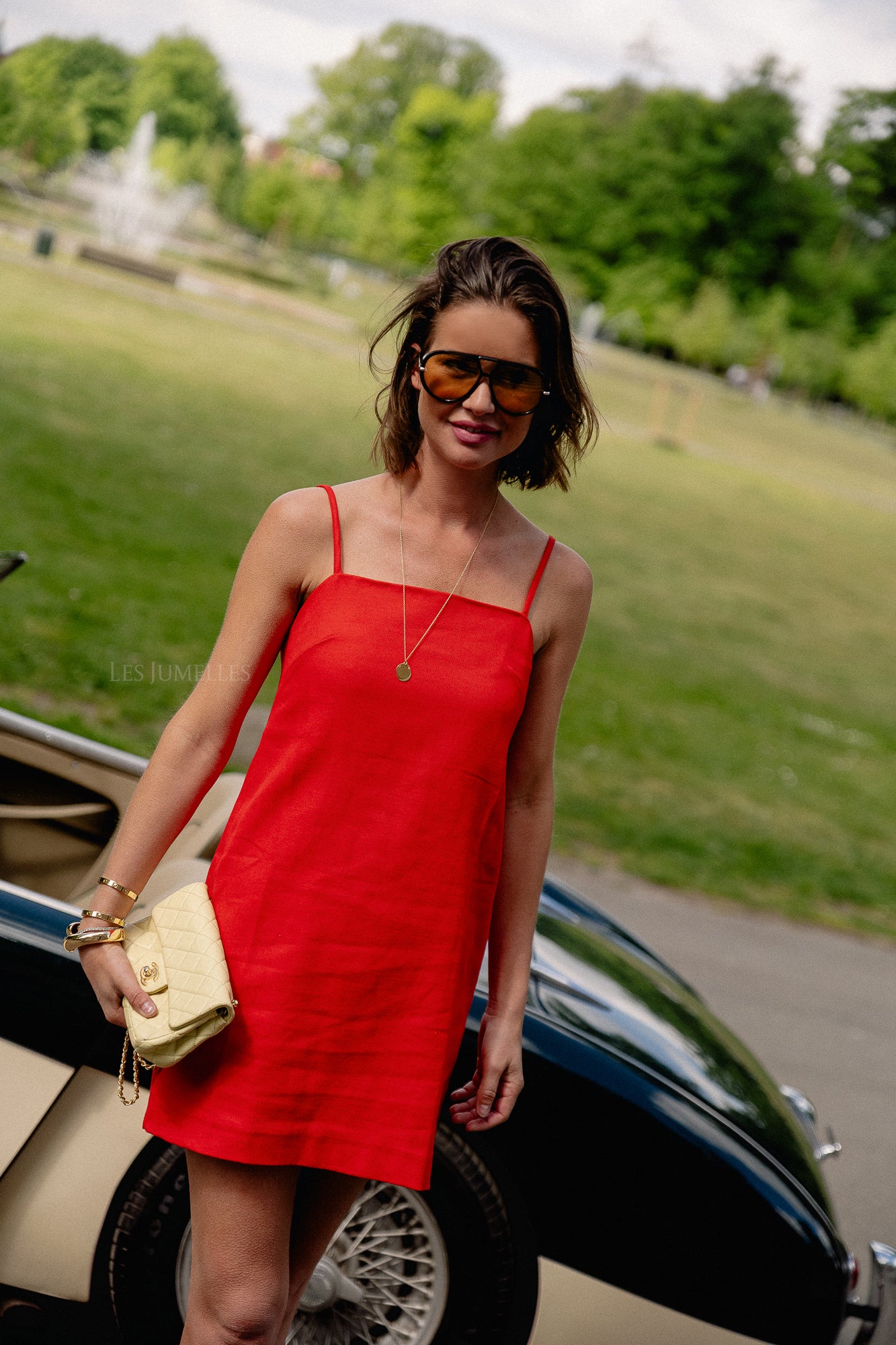 Alaya dress high risk red