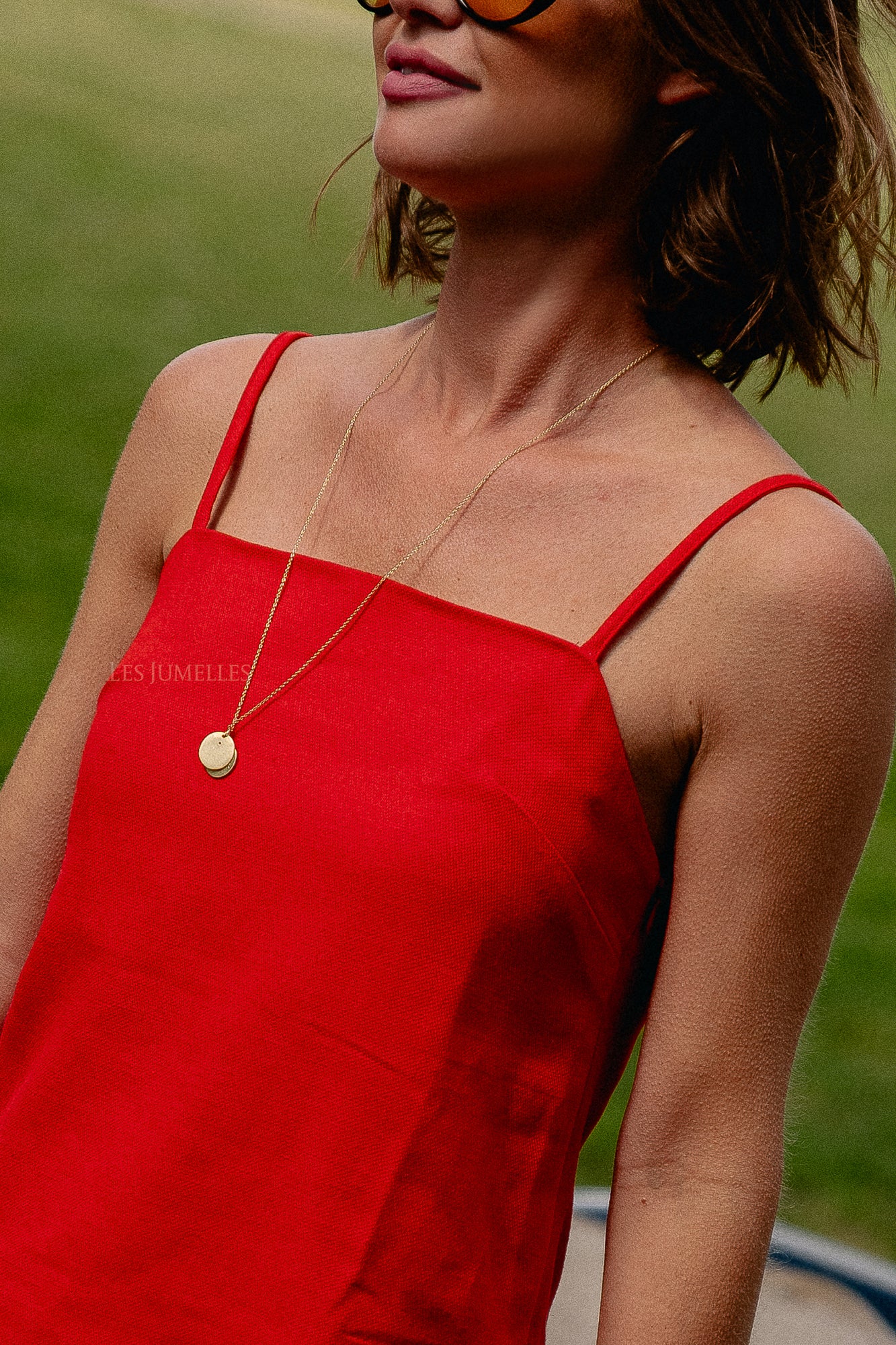 Alaya dress high risk red