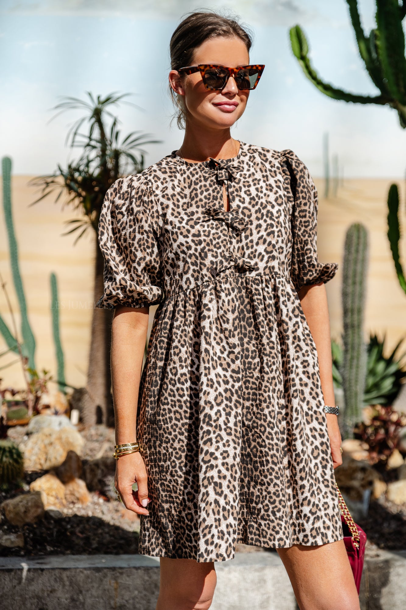Freya dress leopard