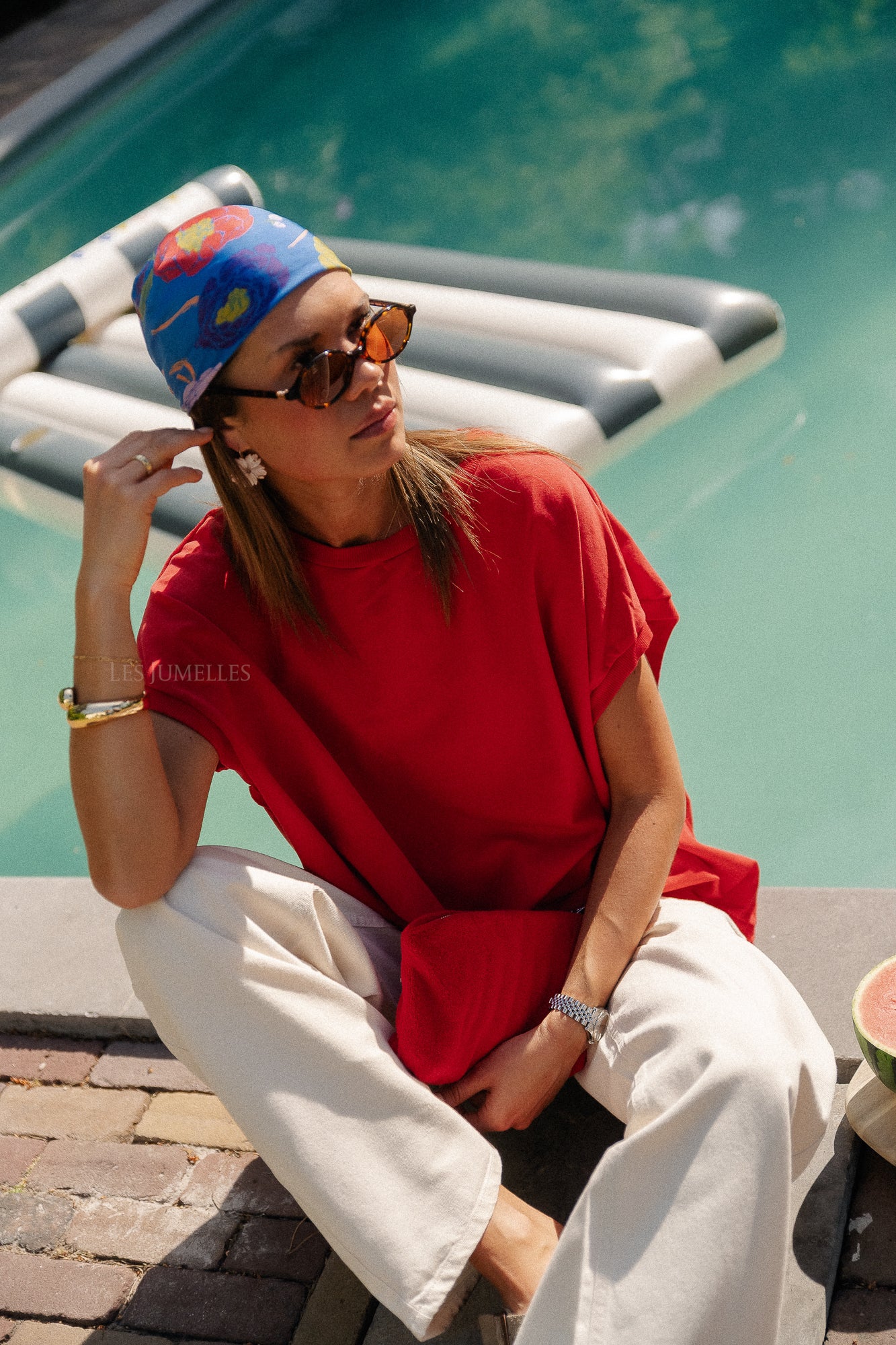 Judy sweatshirt fiery red