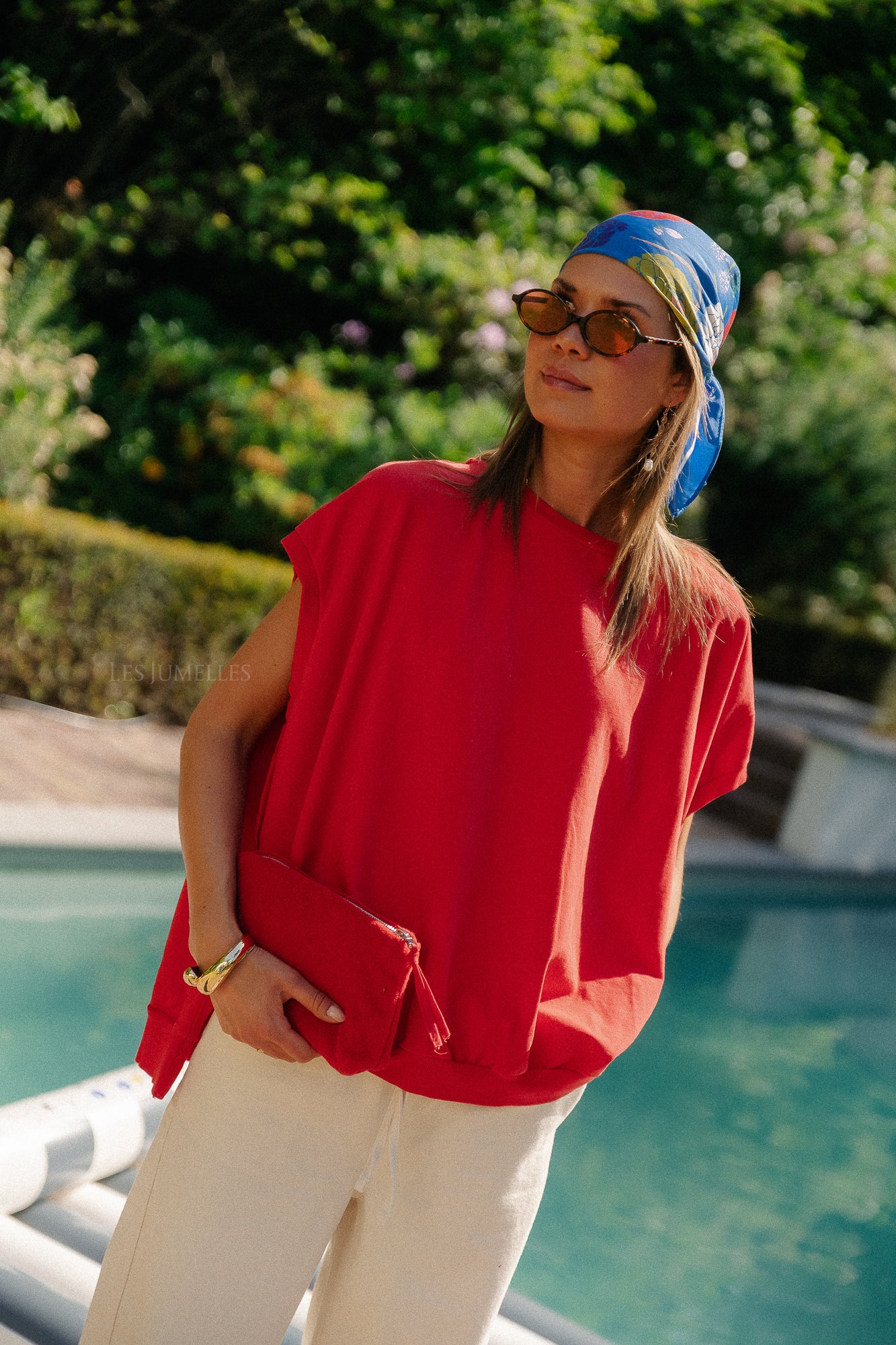 Judy sweatshirt fiery red