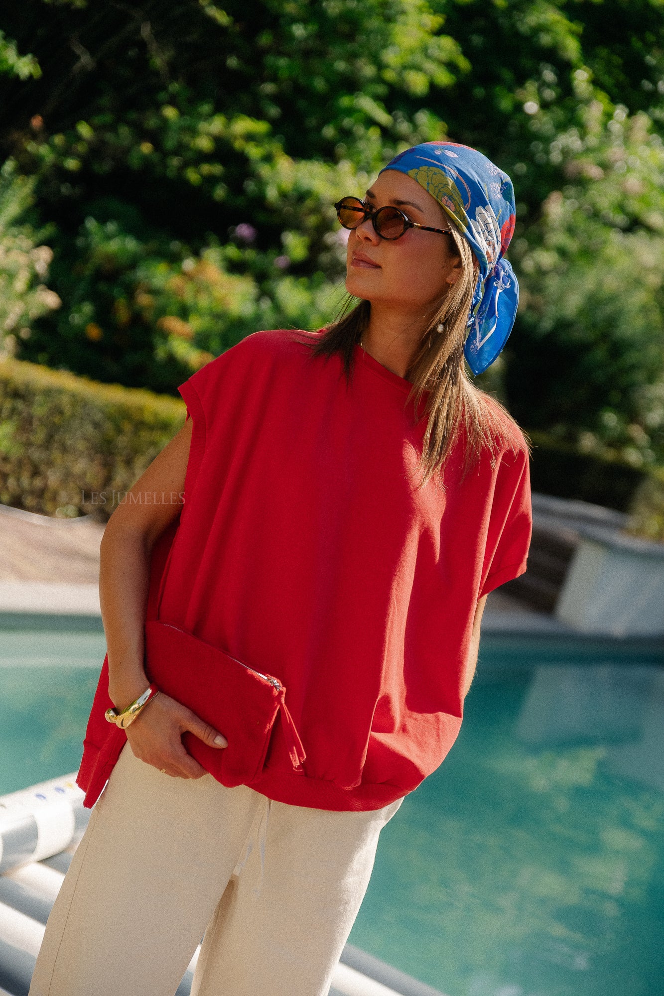 Judy sweatshirt fiery red