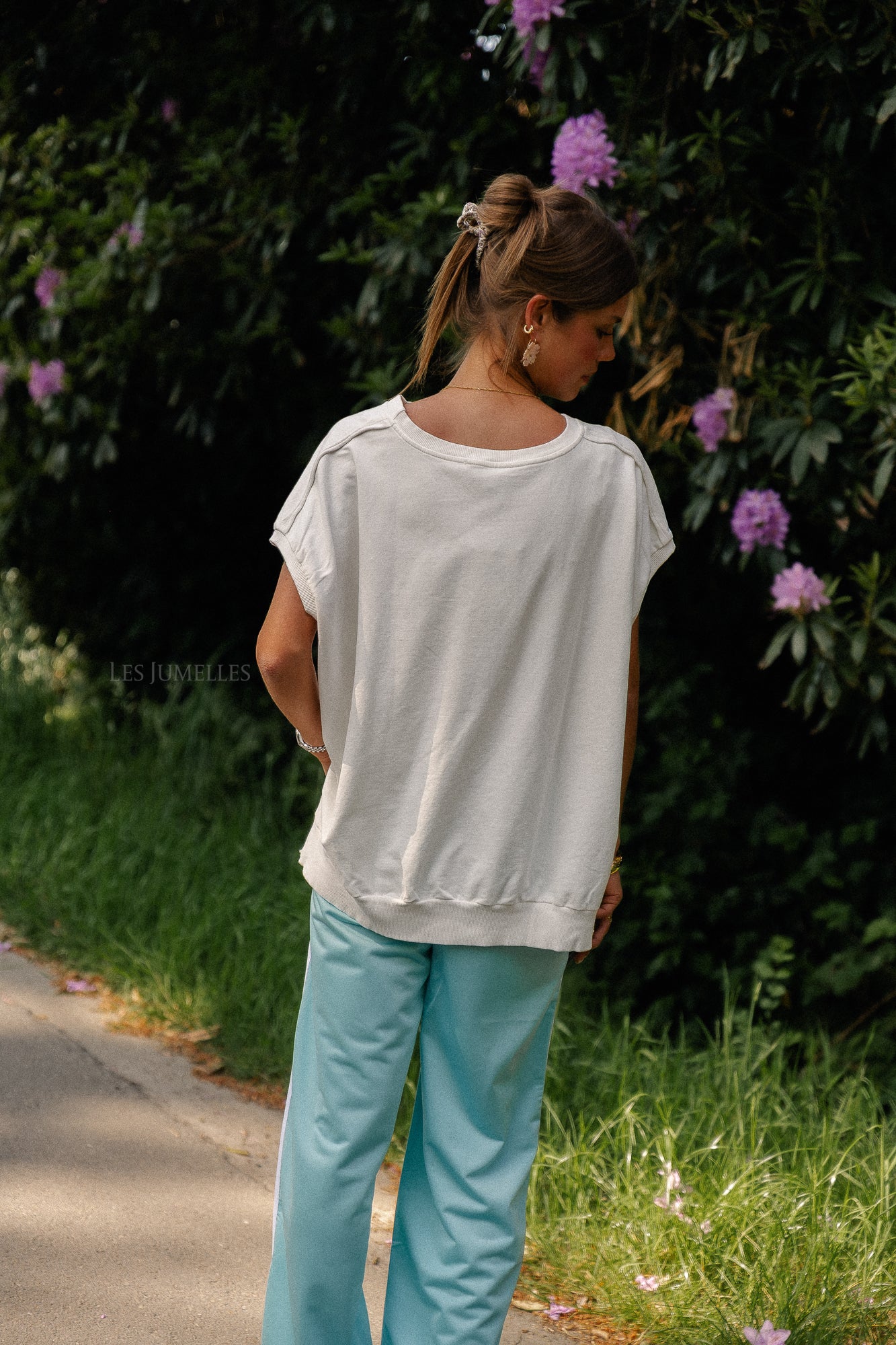 Pantalon de survêtement Isla turquoise