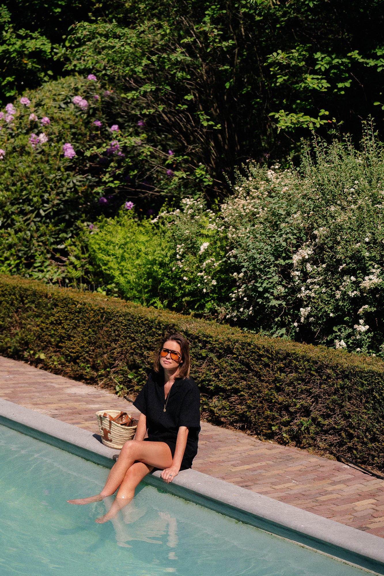 SLFLuisa MW string shorts black