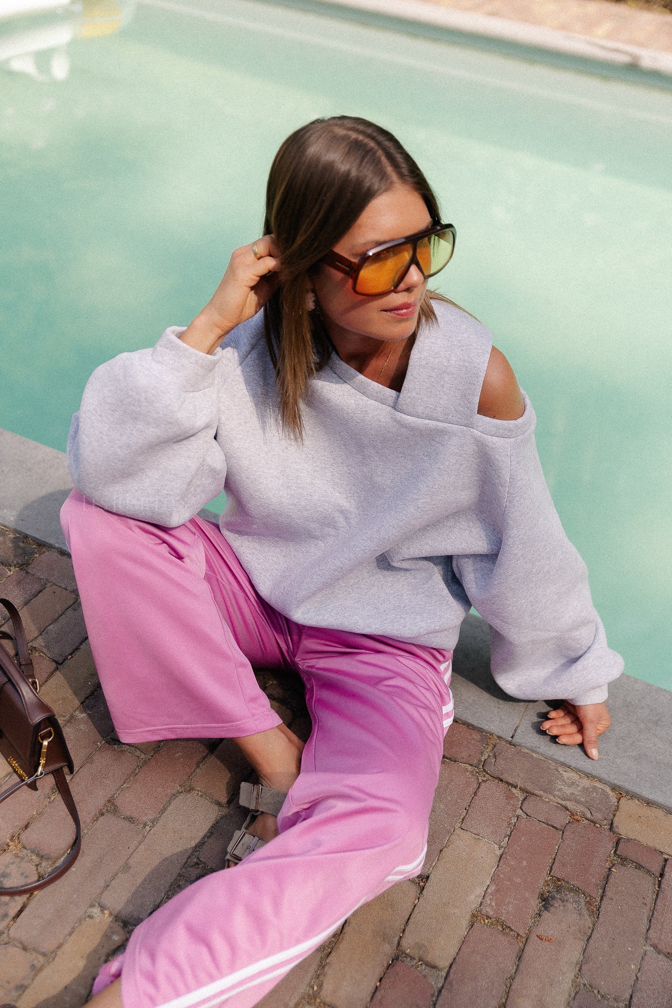 Isla track pants crocus