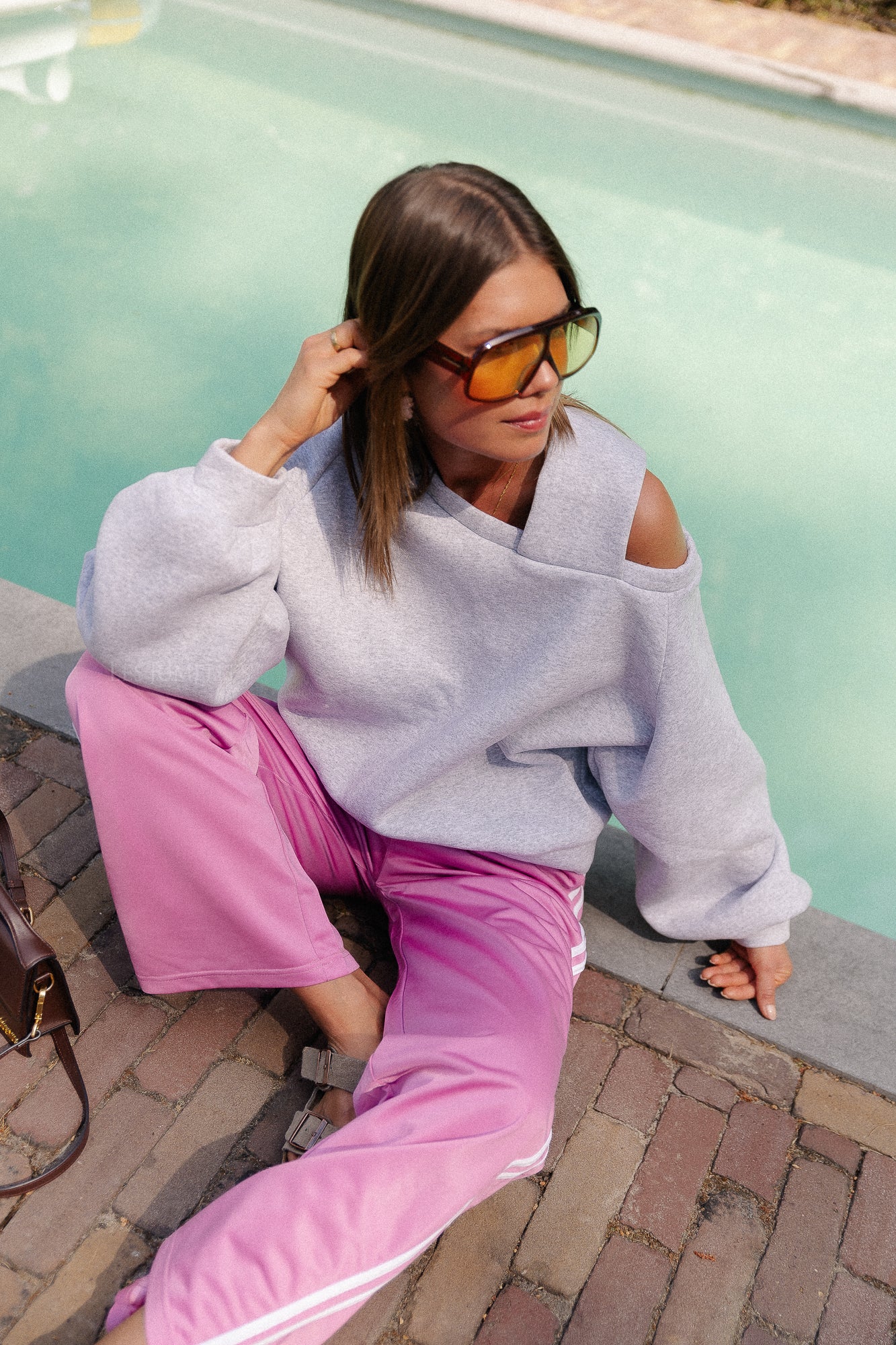 Isla track pants crocus