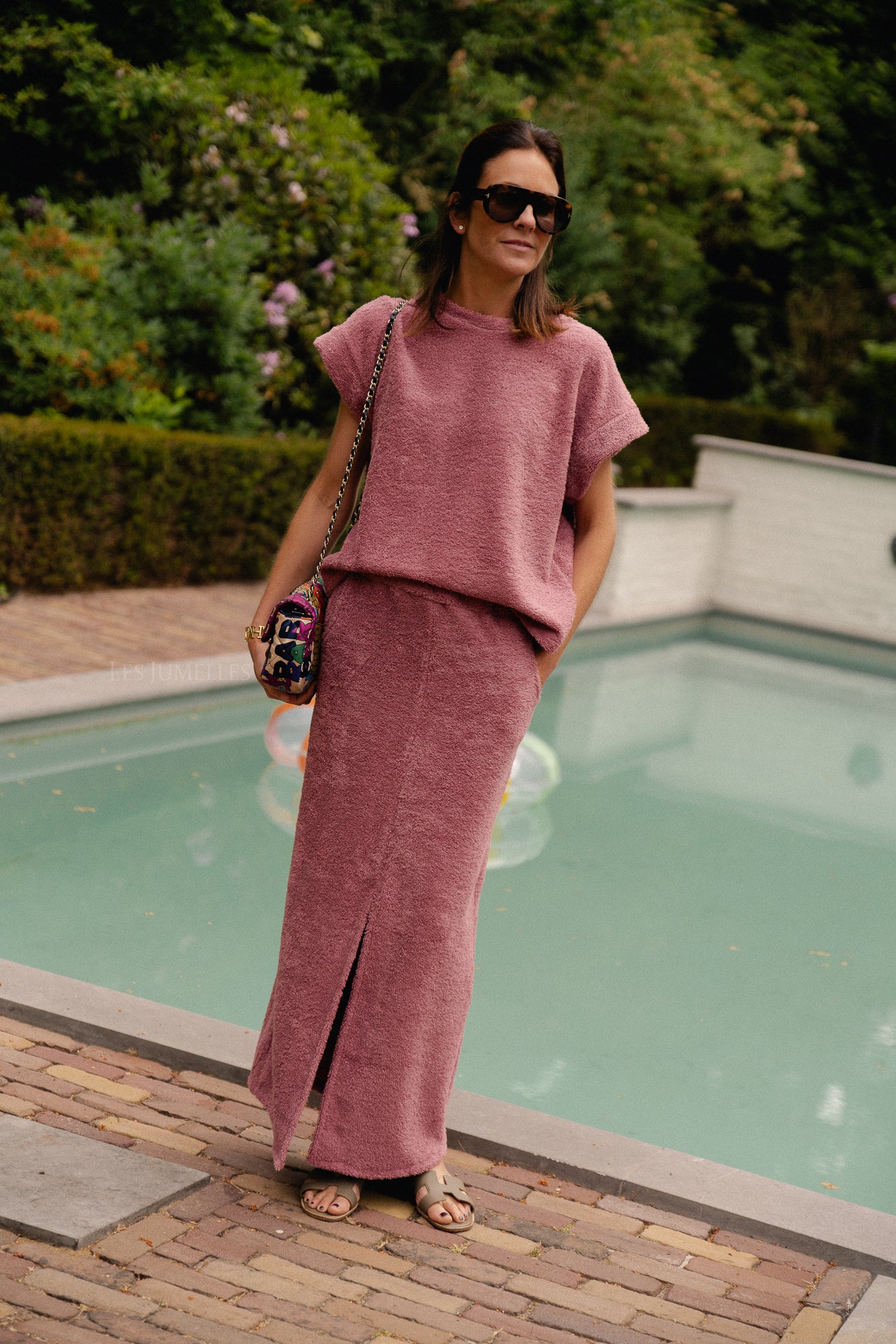 Annabelle terry skirt marsala