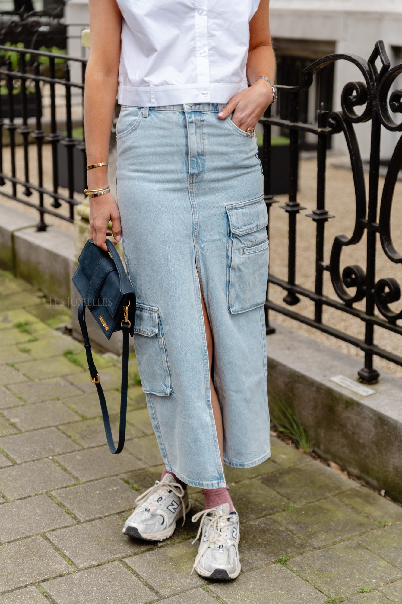 Carmina skirt denim blue