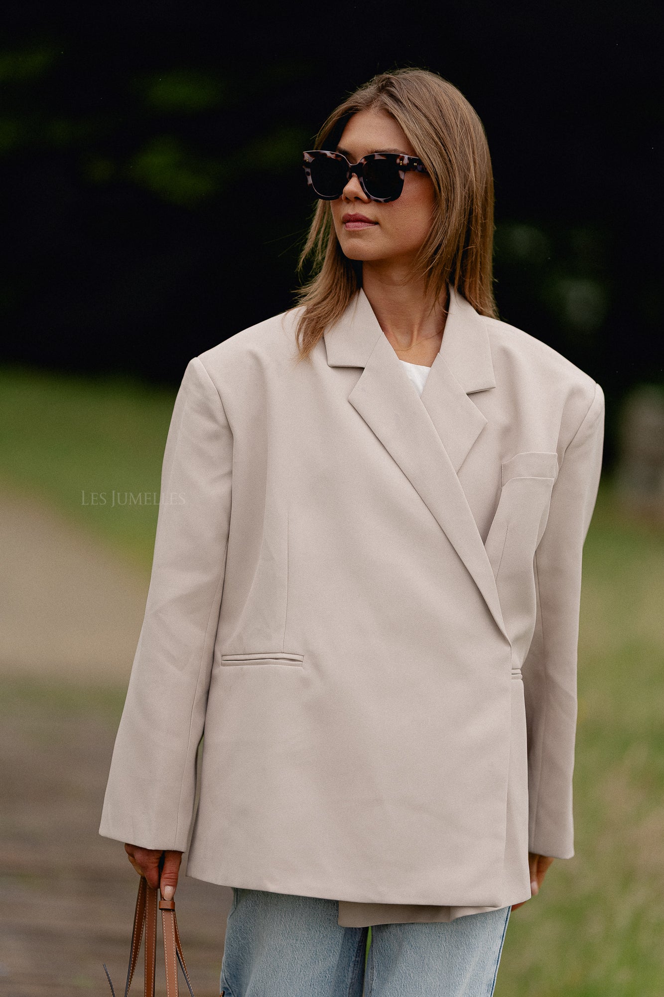 Blazer oversize Chloé beige