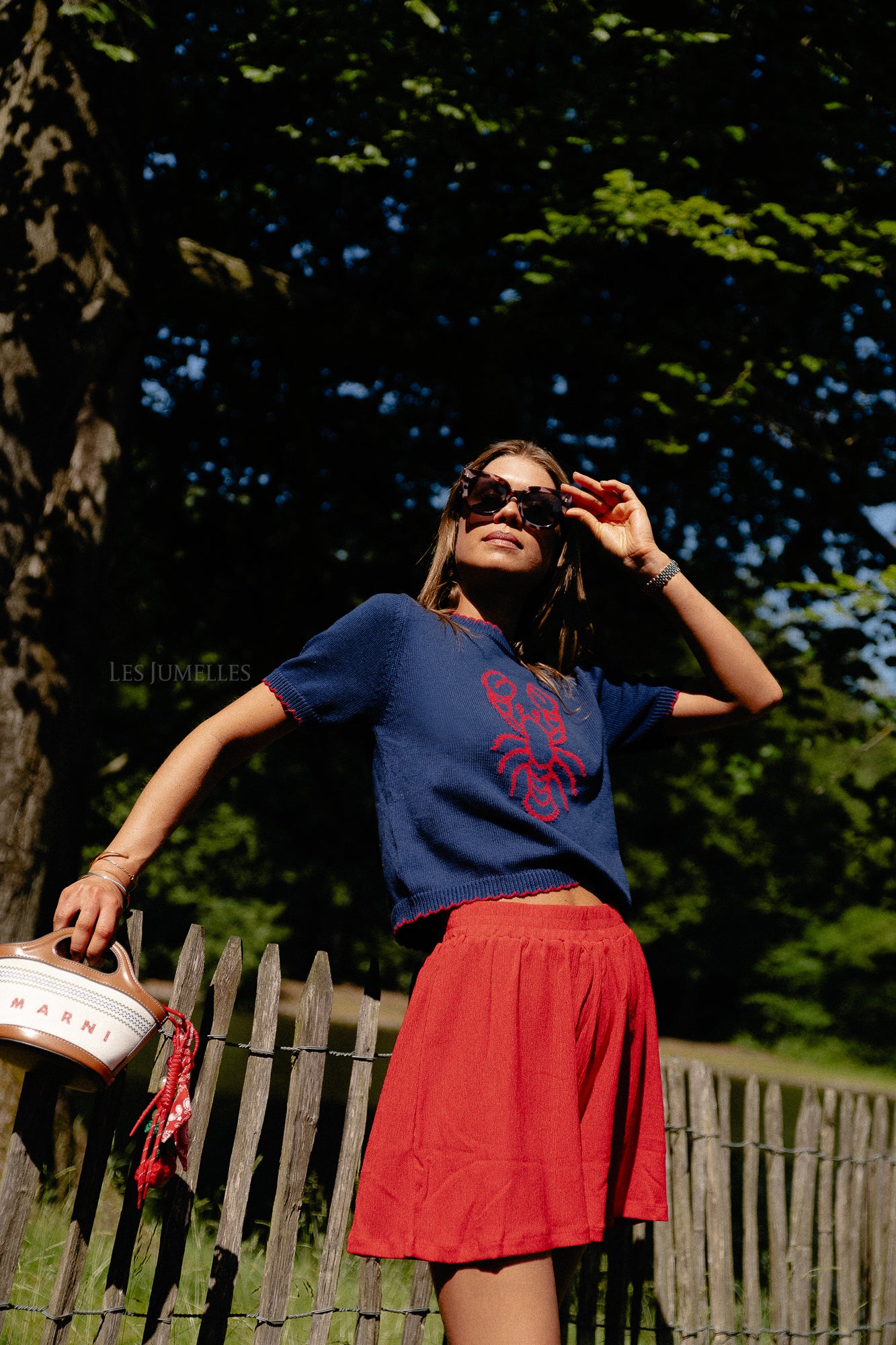 Short Mara rouge à haut risque